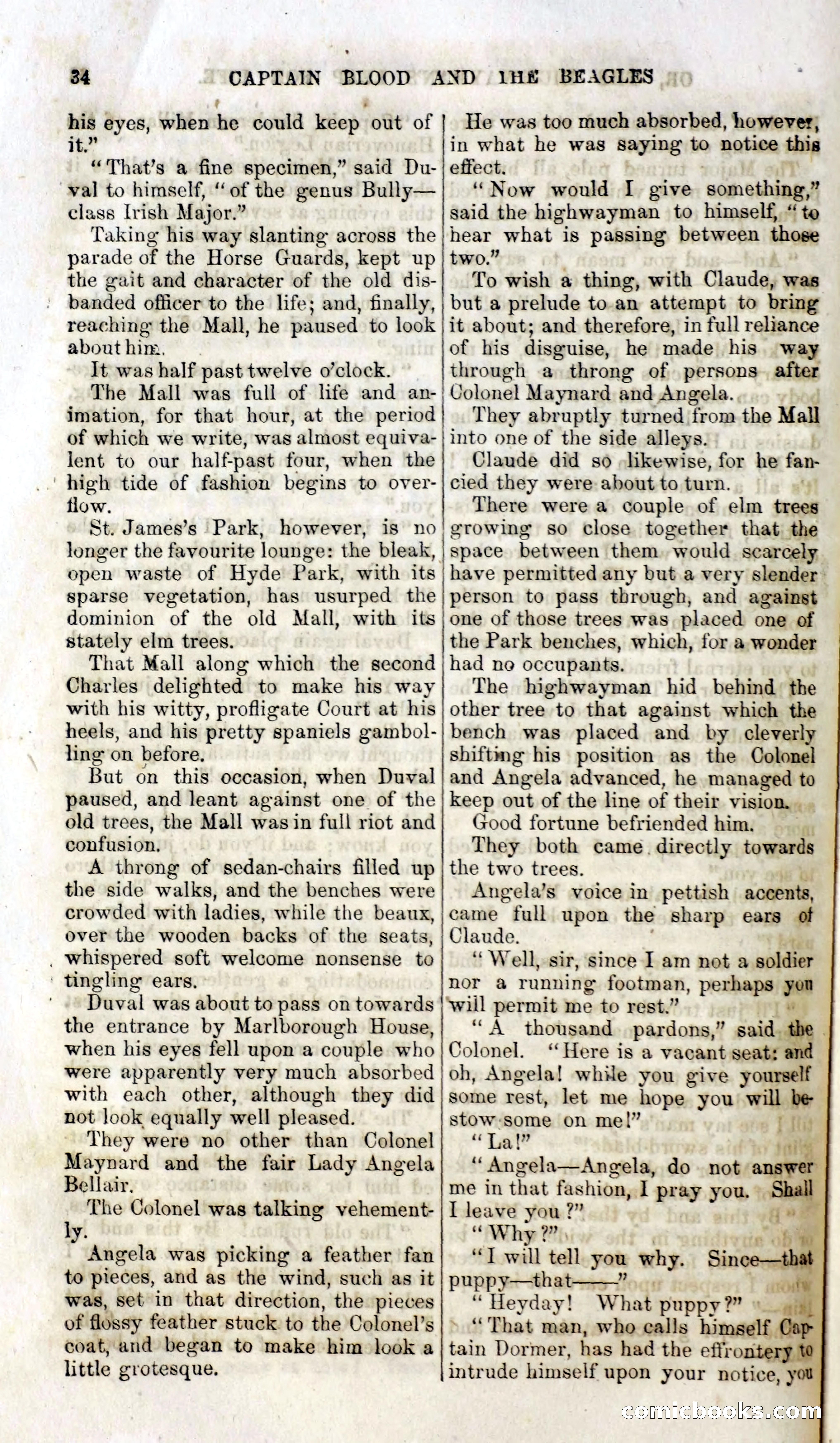 Captain Blood and the Beagles; or, The Highwayman's Leap for Life — page 18 of 82