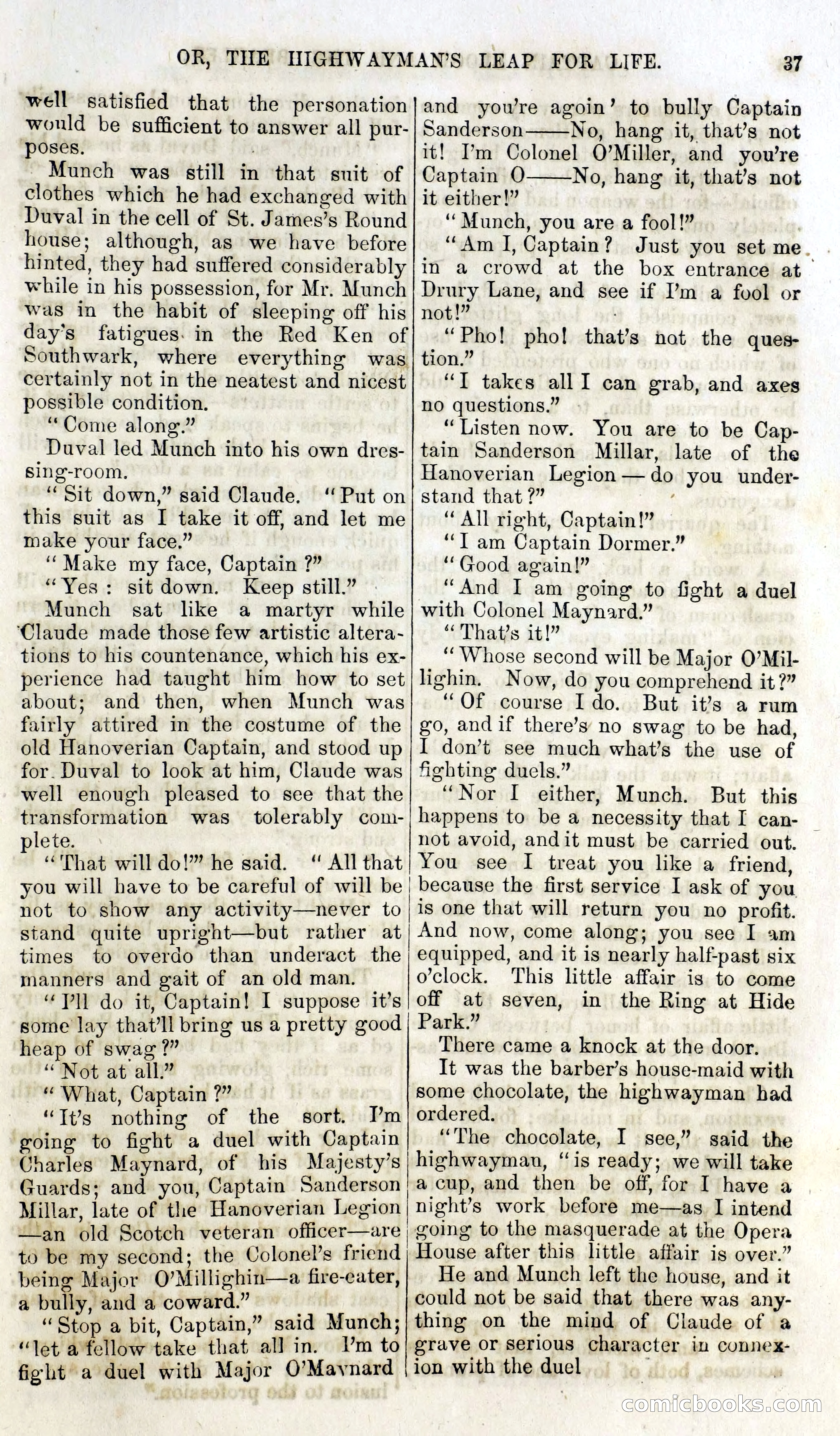 Captain Blood and the Beagles; or, The Highwayman's Leap for Life — page 21 of 82