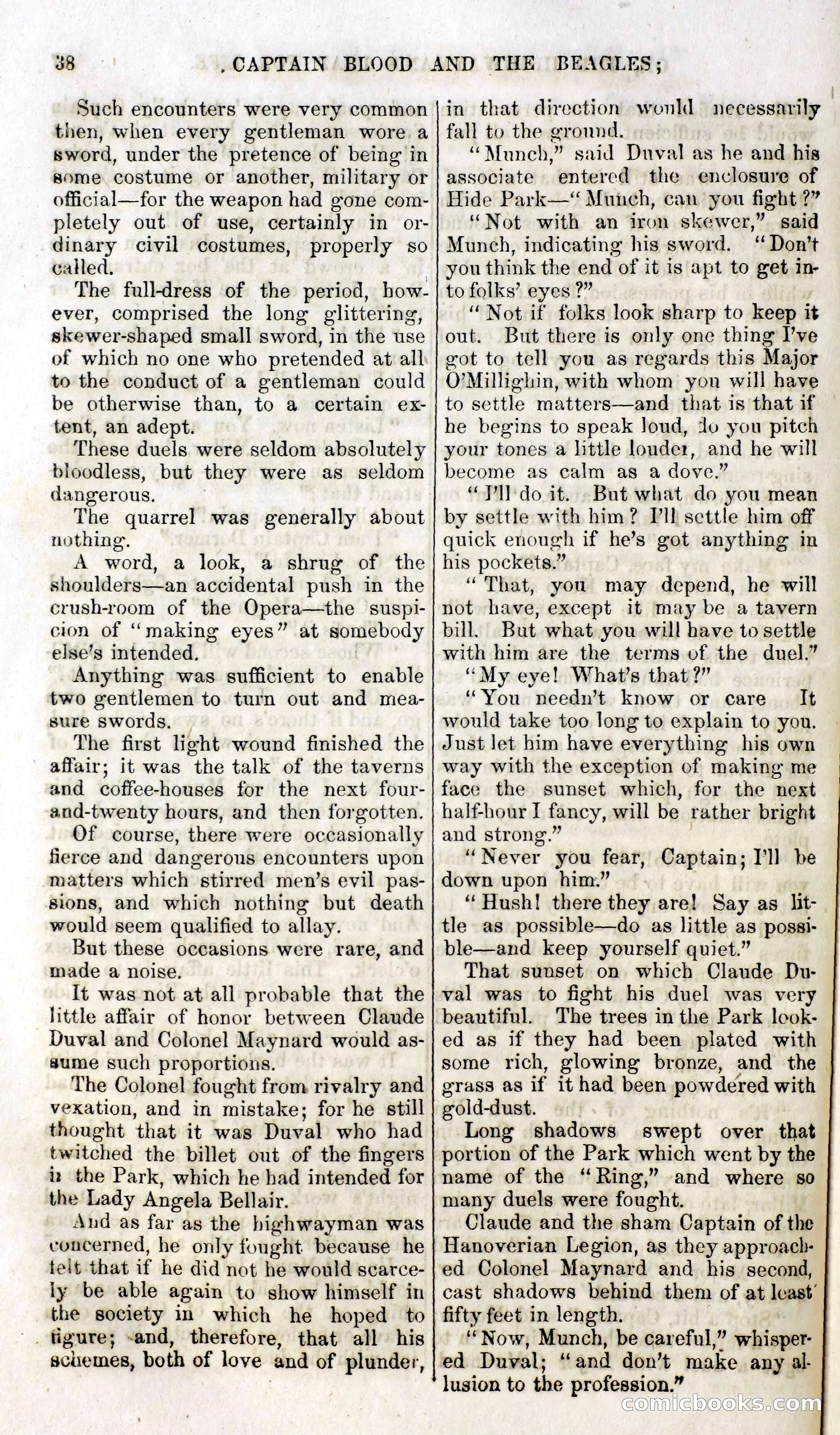Captain Blood and the Beagles; or, The Highwayman's Leap for Life — page 22 of 82