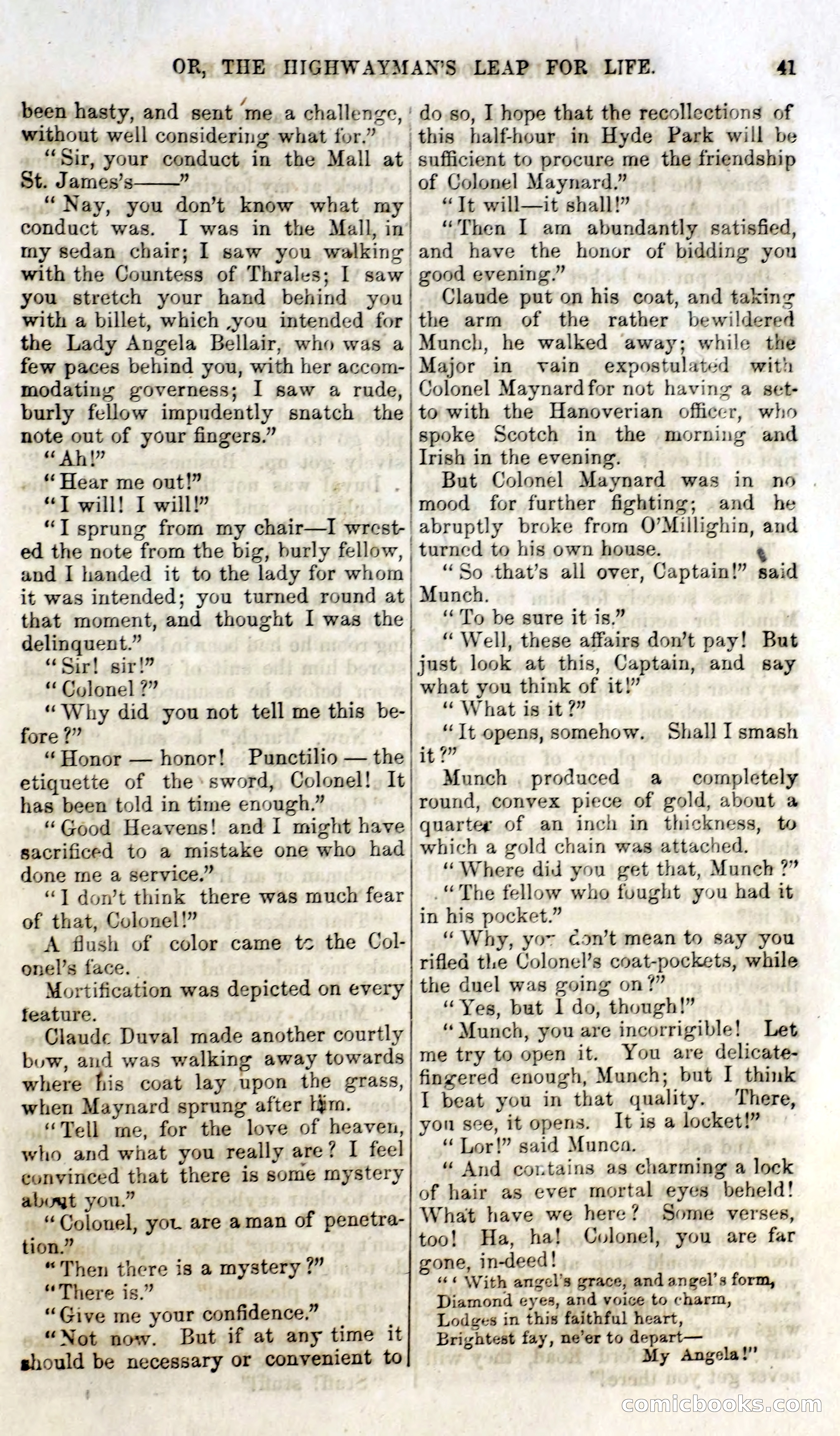 Captain Blood and the Beagles; or, The Highwayman's Leap for Life — page 25 of 82
