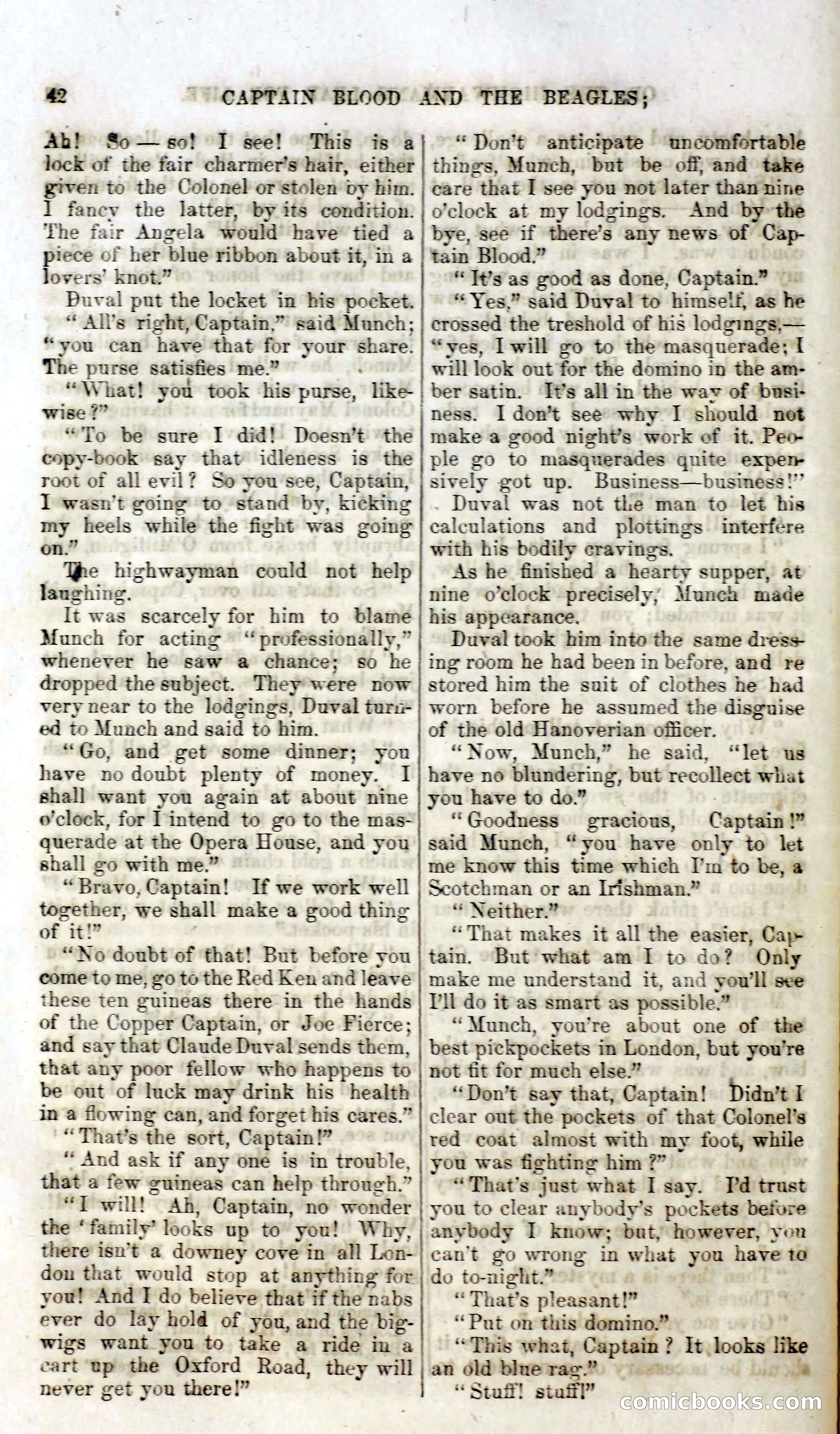 Captain Blood and the Beagles; or, The Highwayman's Leap for Life — page 26 of 82