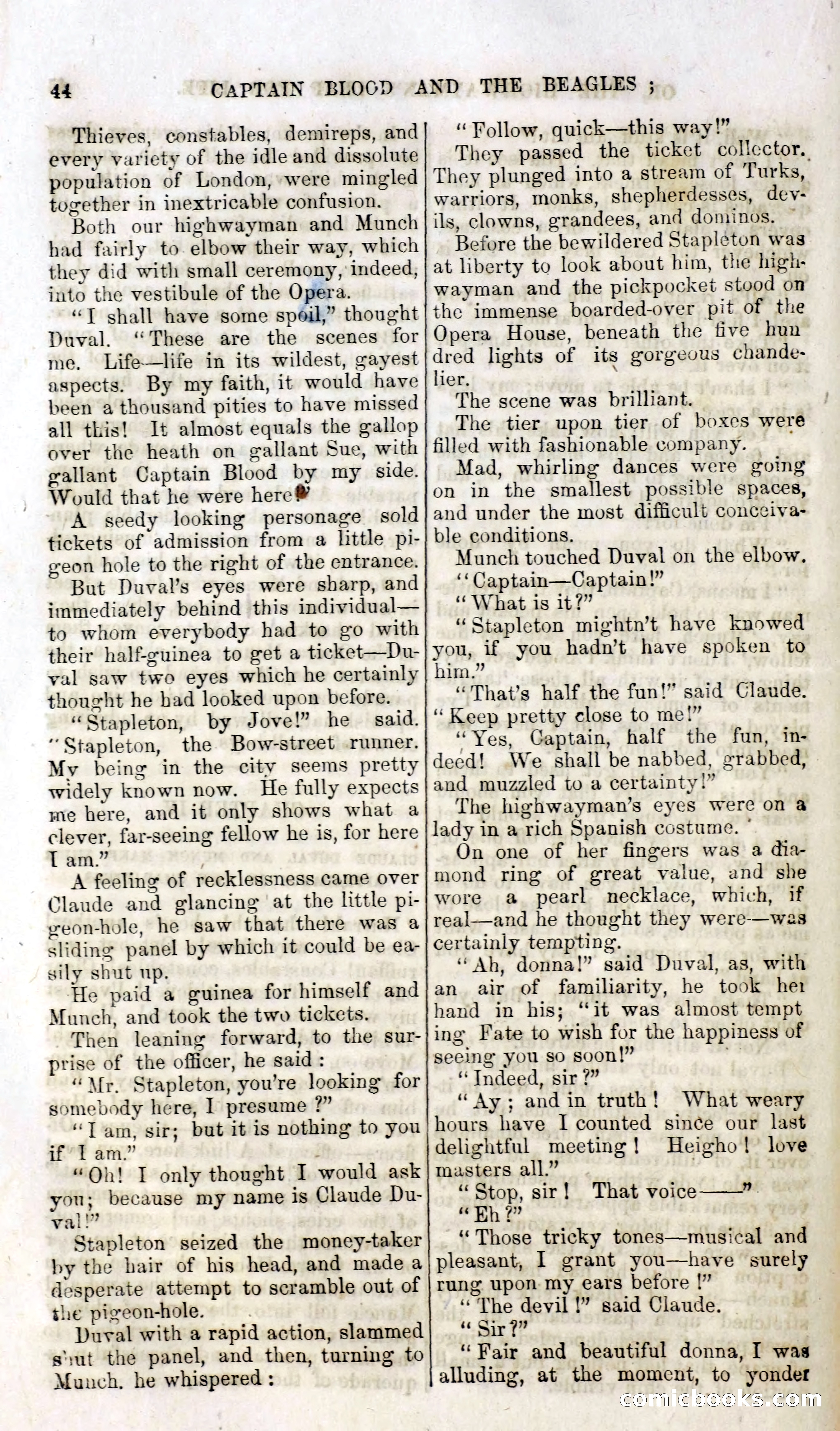 Captain Blood and the Beagles; or, The Highwayman's Leap for Life — page 28 of 82