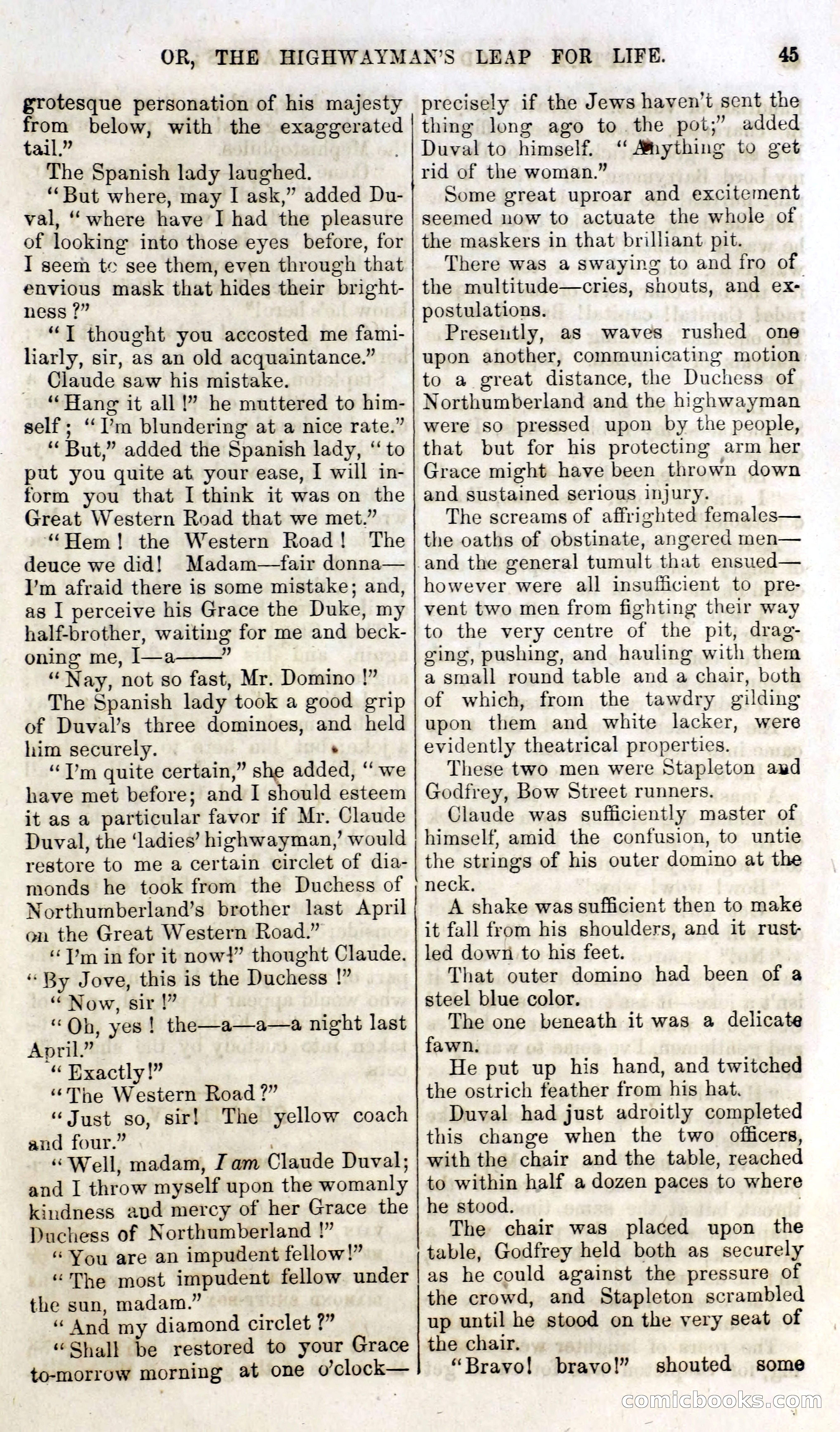 Captain Blood and the Beagles; or, The Highwayman's Leap for Life — page 29 of 82