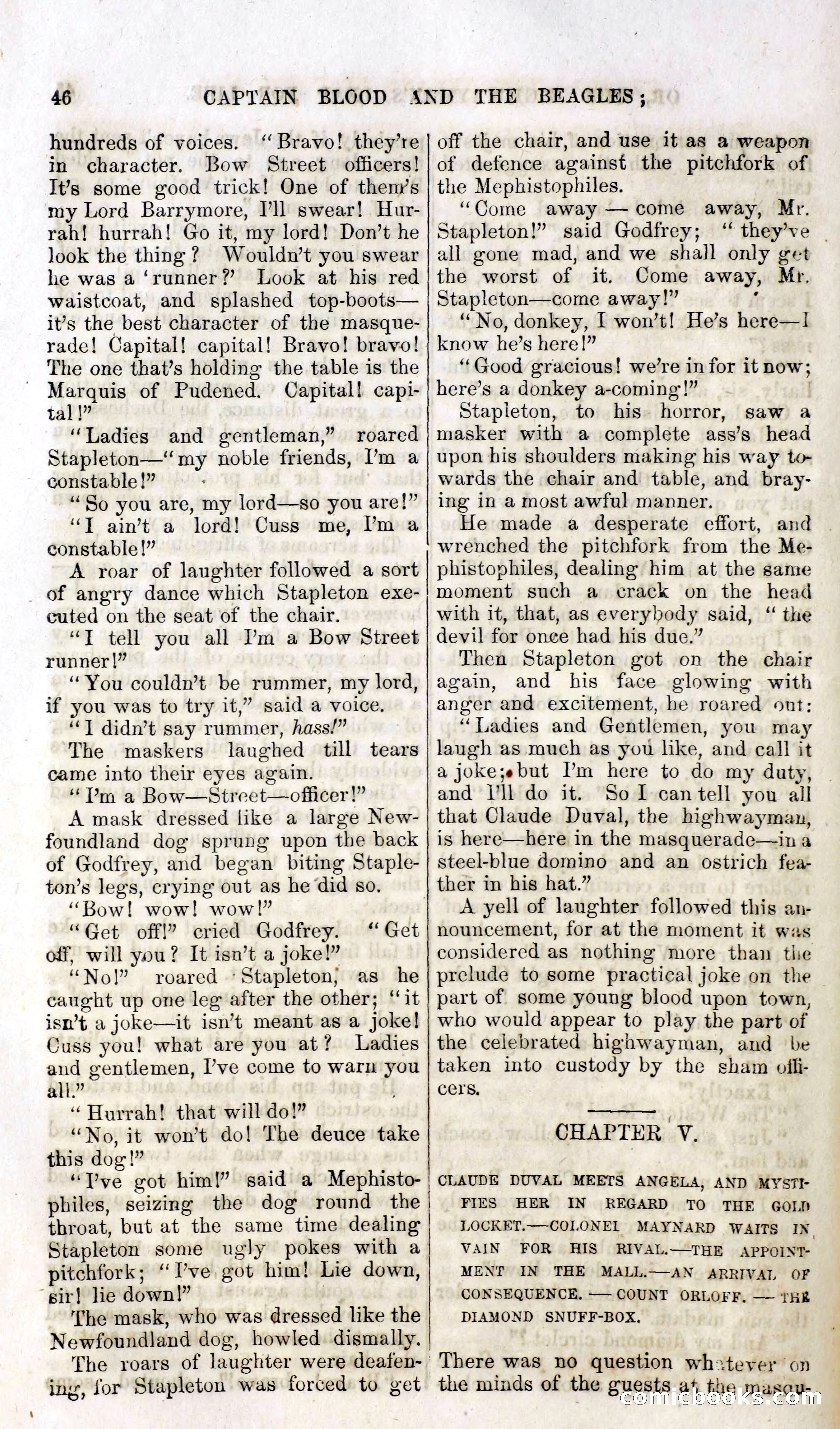 Captain Blood and the Beagles; or, The Highwayman's Leap for Life — page 30 of 82