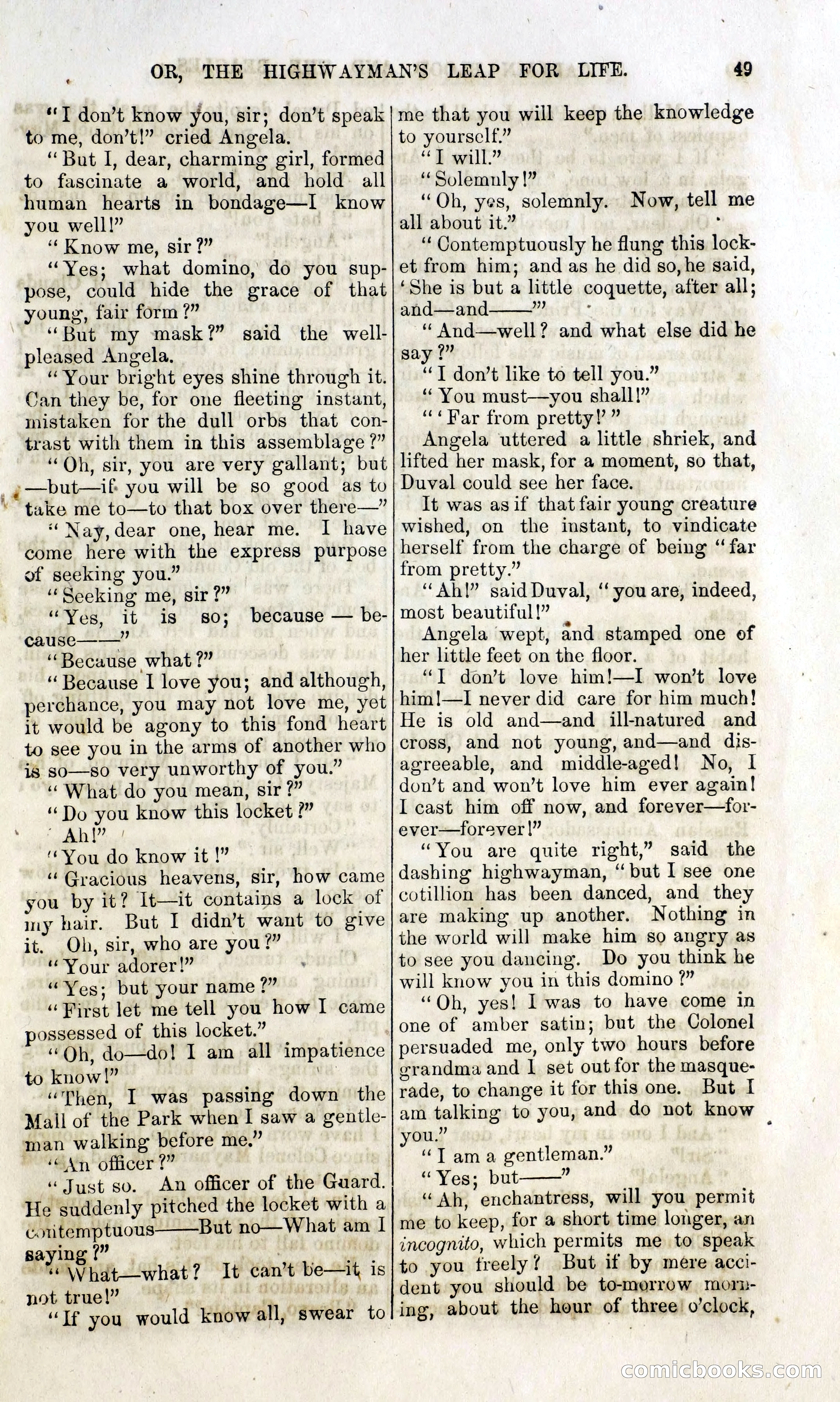 Captain Blood and the Beagles; or, The Highwayman's Leap for Life — page 33 of 82