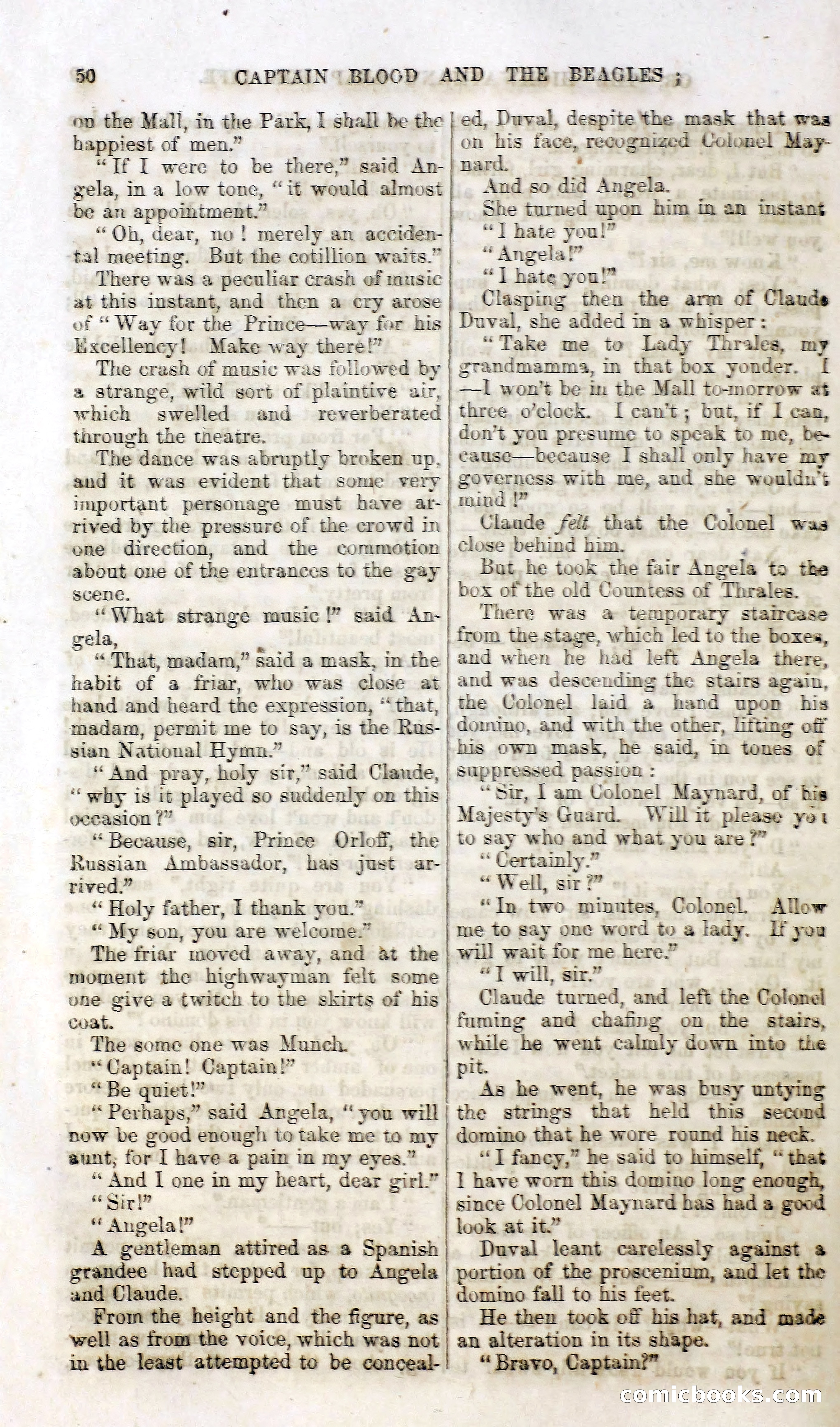 Captain Blood and the Beagles; or, The Highwayman's Leap for Life — page 34 of 82