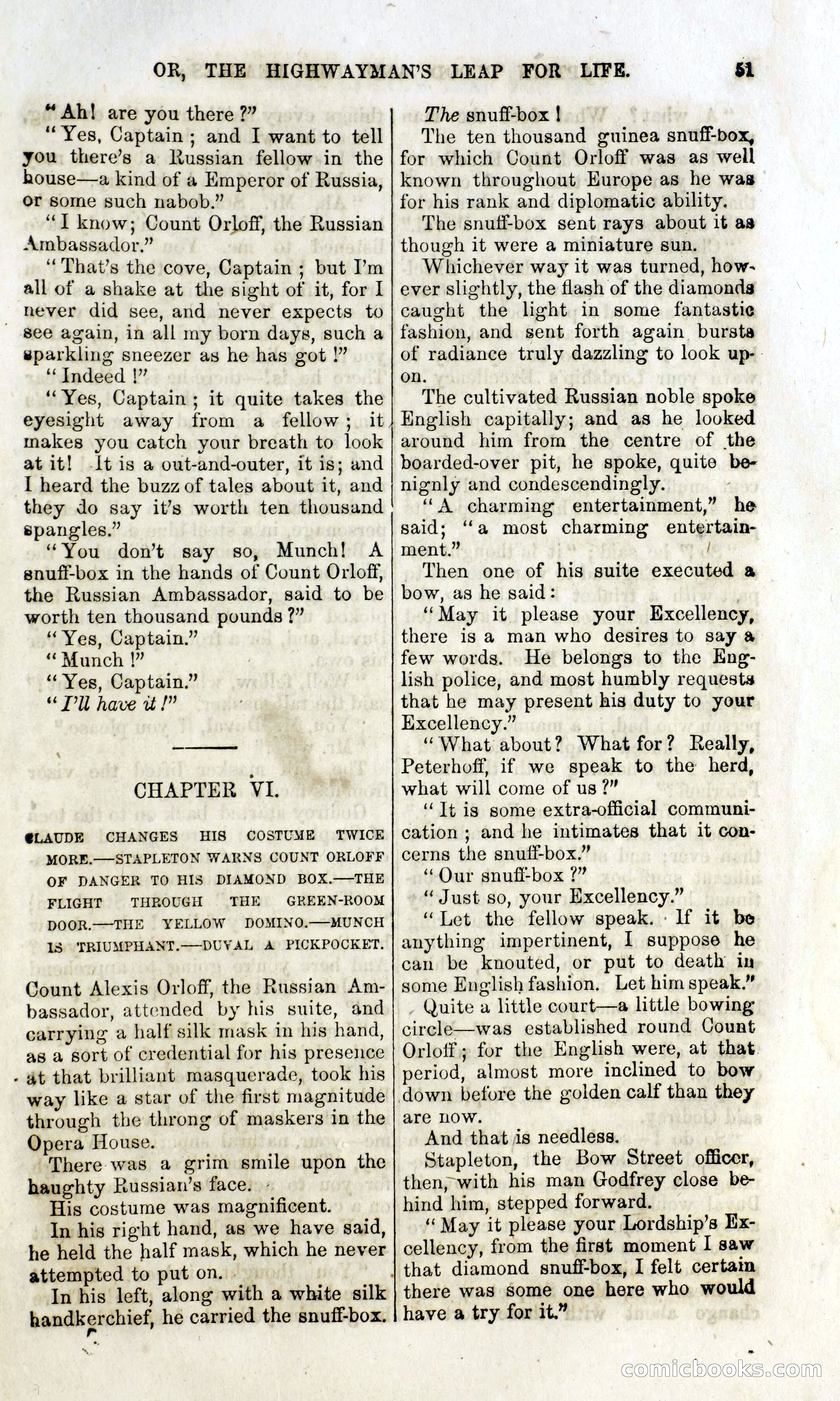 Captain Blood and the Beagles; or, The Highwayman's Leap for Life — page 35 of 82