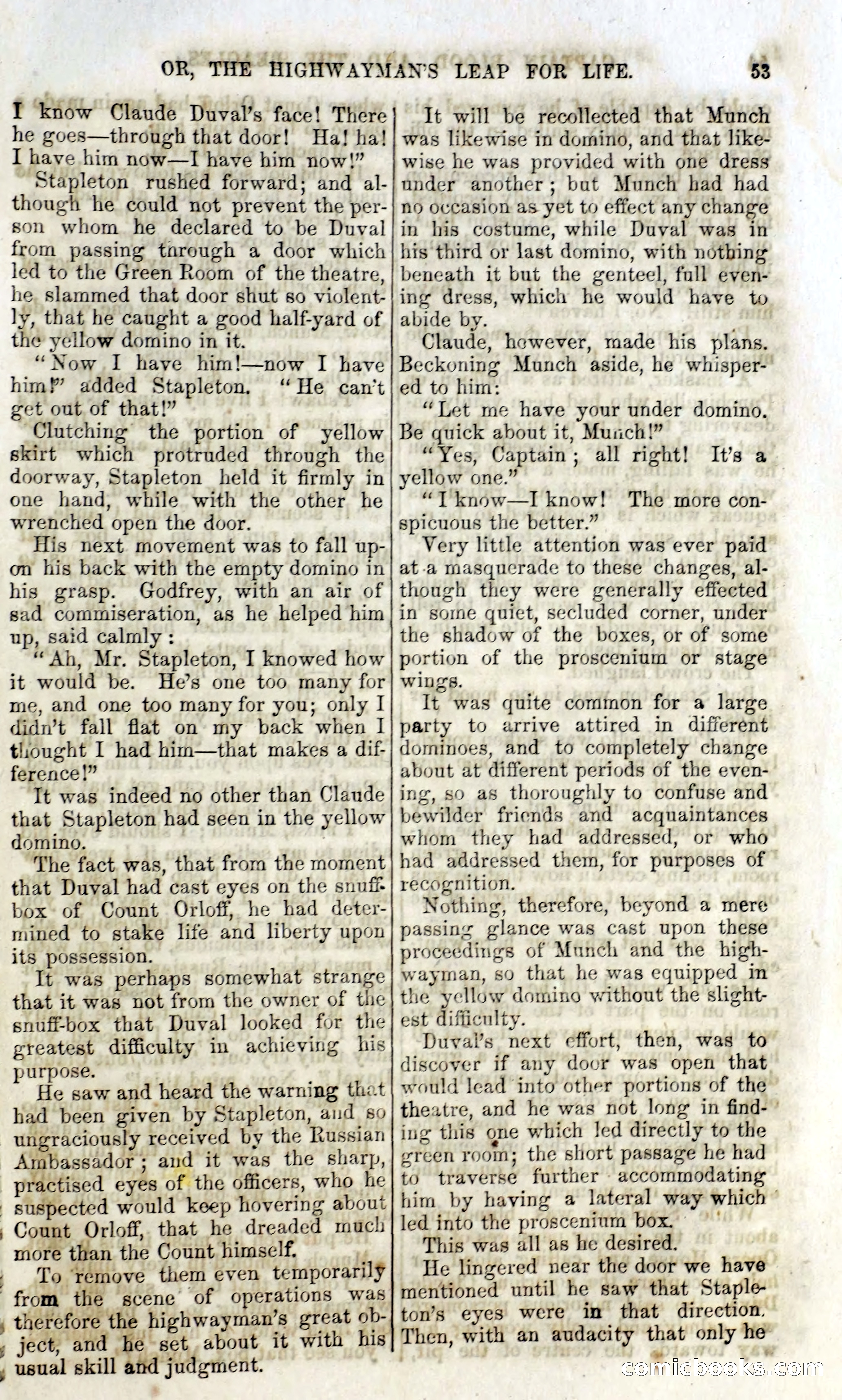 Captain Blood and the Beagles; or, The Highwayman's Leap for Life — page 37 of 82