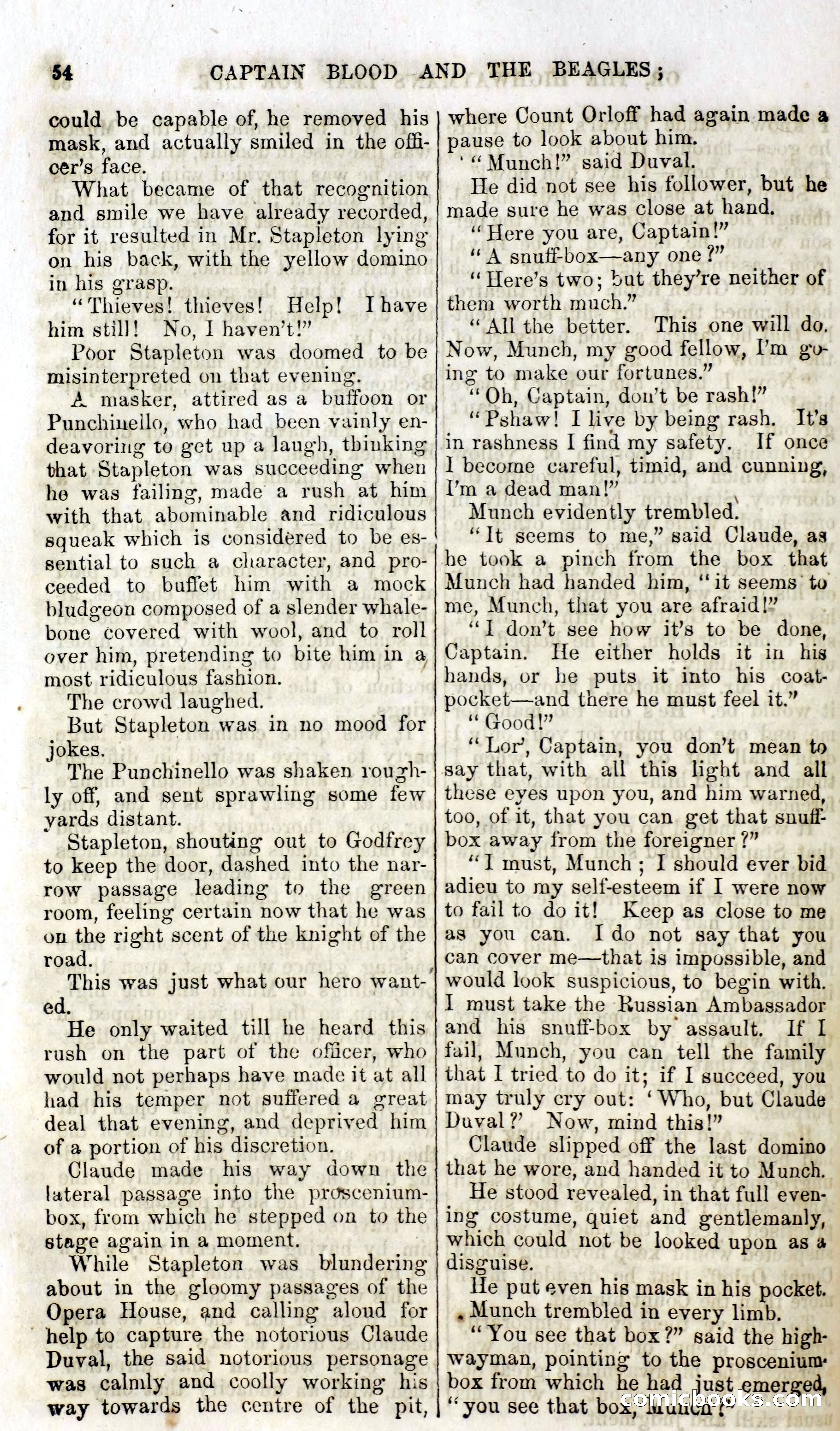 Captain Blood and the Beagles; or, The Highwayman's Leap for Life — page 38 of 82