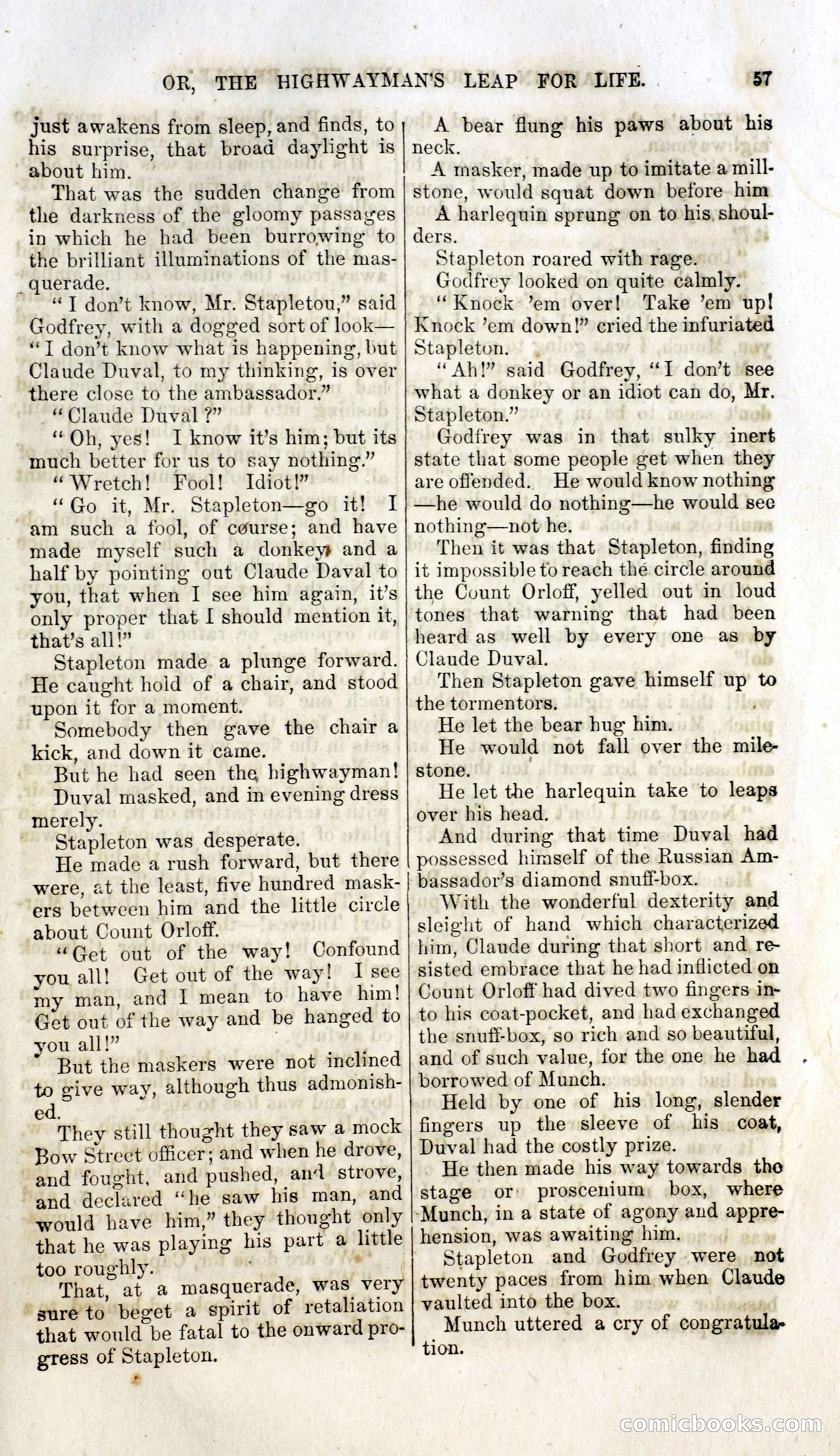 Captain Blood and the Beagles; or, The Highwayman's Leap for Life — page 41 of 82