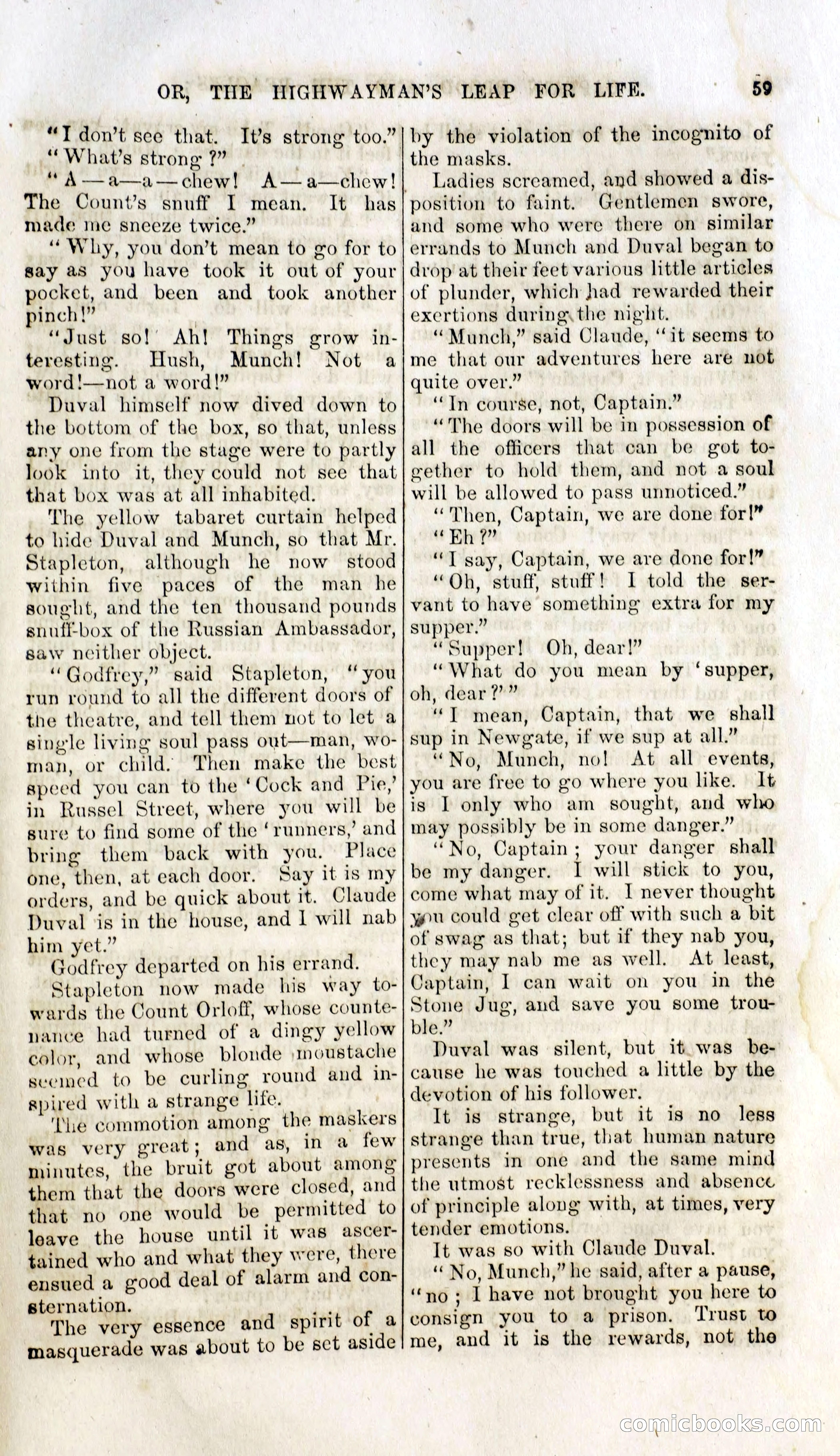 Captain Blood and the Beagles; or, The Highwayman's Leap for Life — page 43 of 82