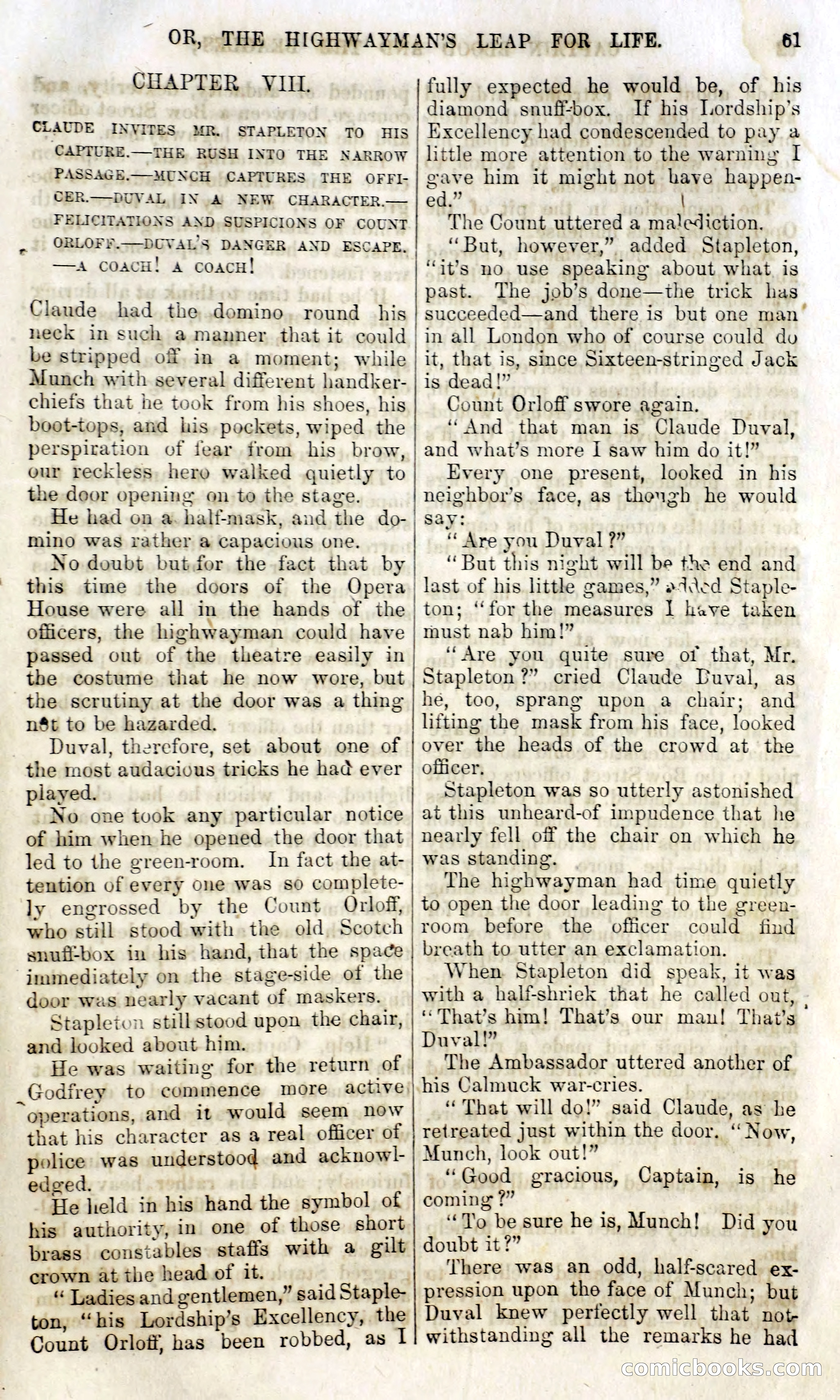 Captain Blood and the Beagles; or, The Highwayman's Leap for Life — page 45 of 82