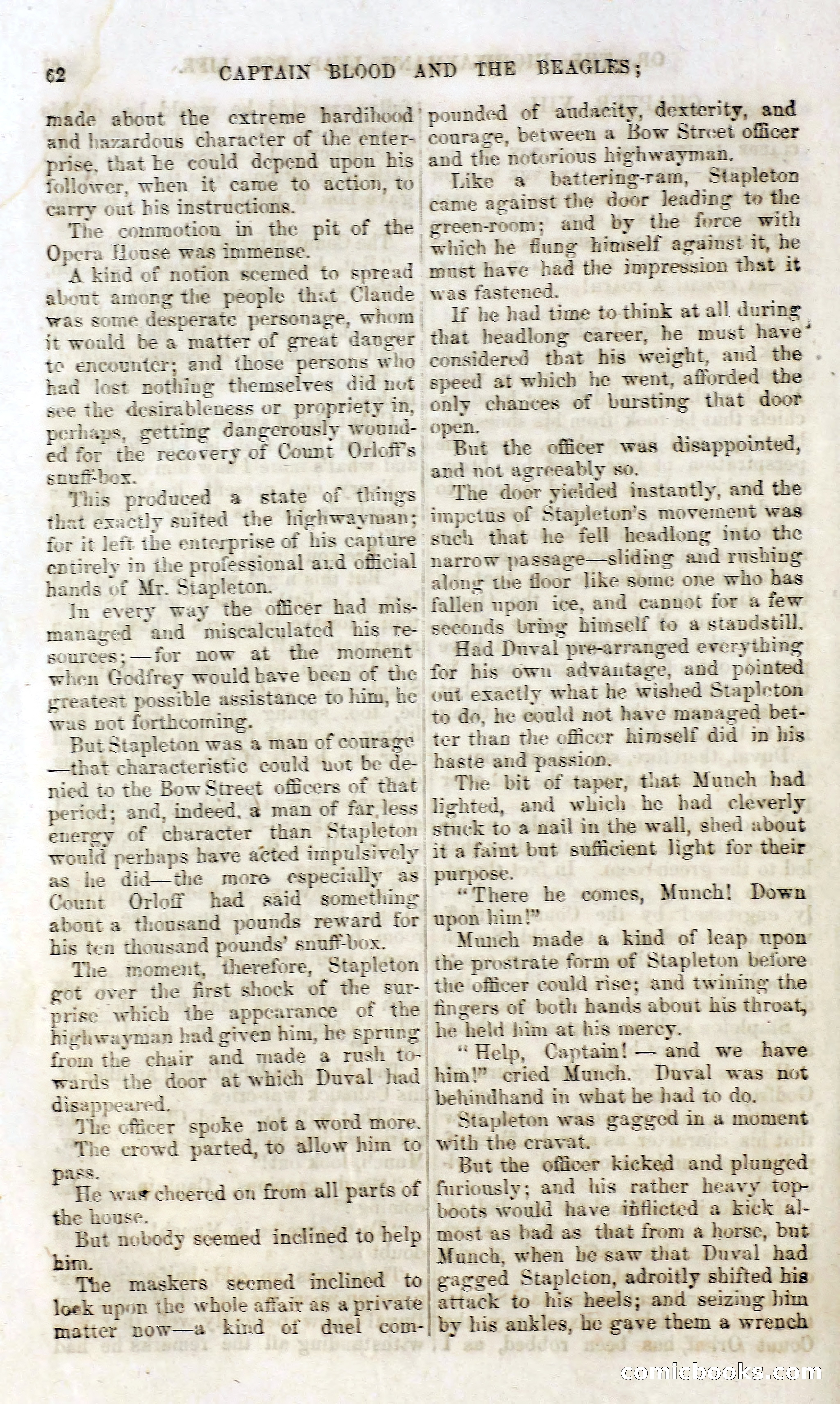 Captain Blood and the Beagles; or, The Highwayman's Leap for Life — page 46 of 82