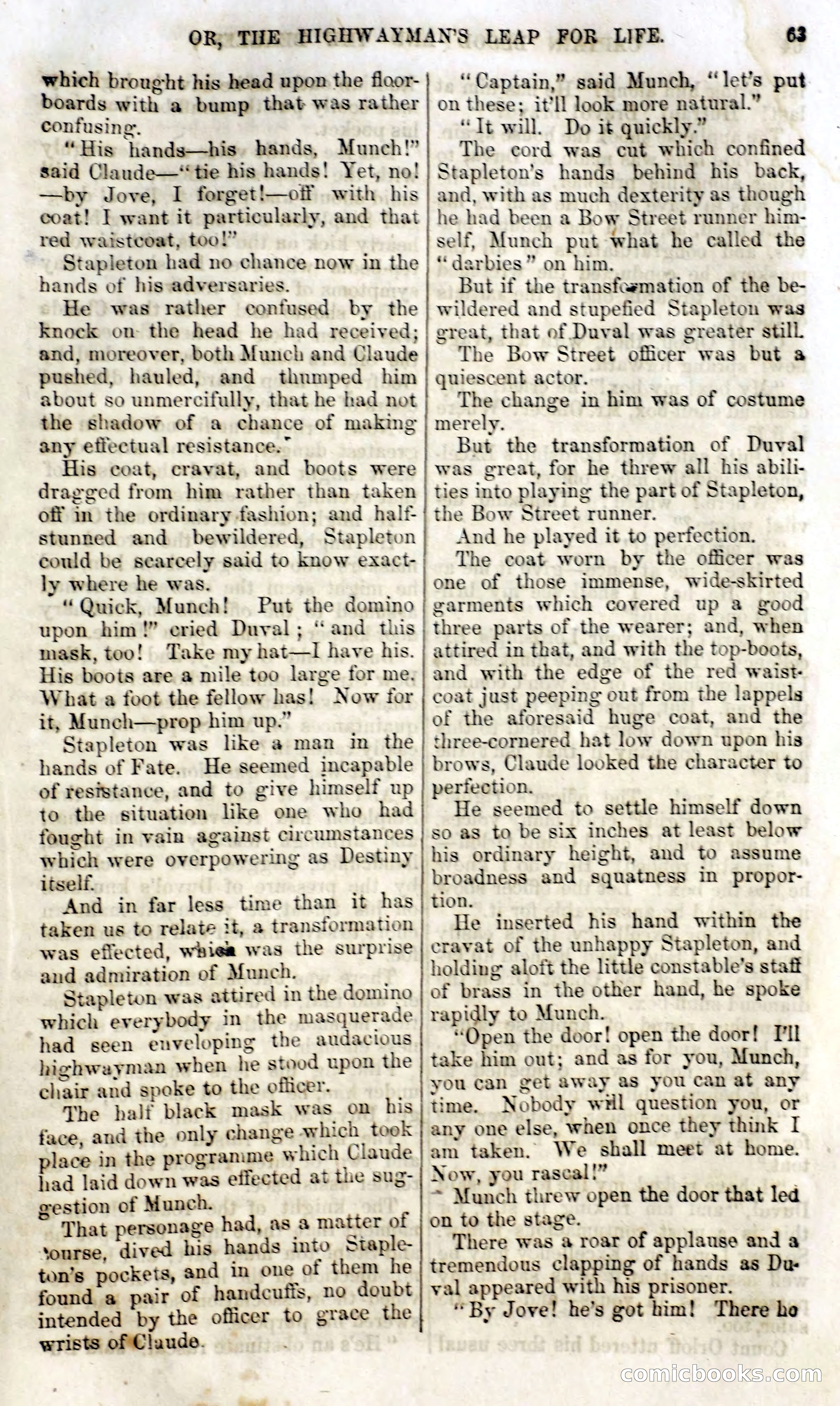 Captain Blood and the Beagles; or, The Highwayman's Leap for Life — page 47 of 82
