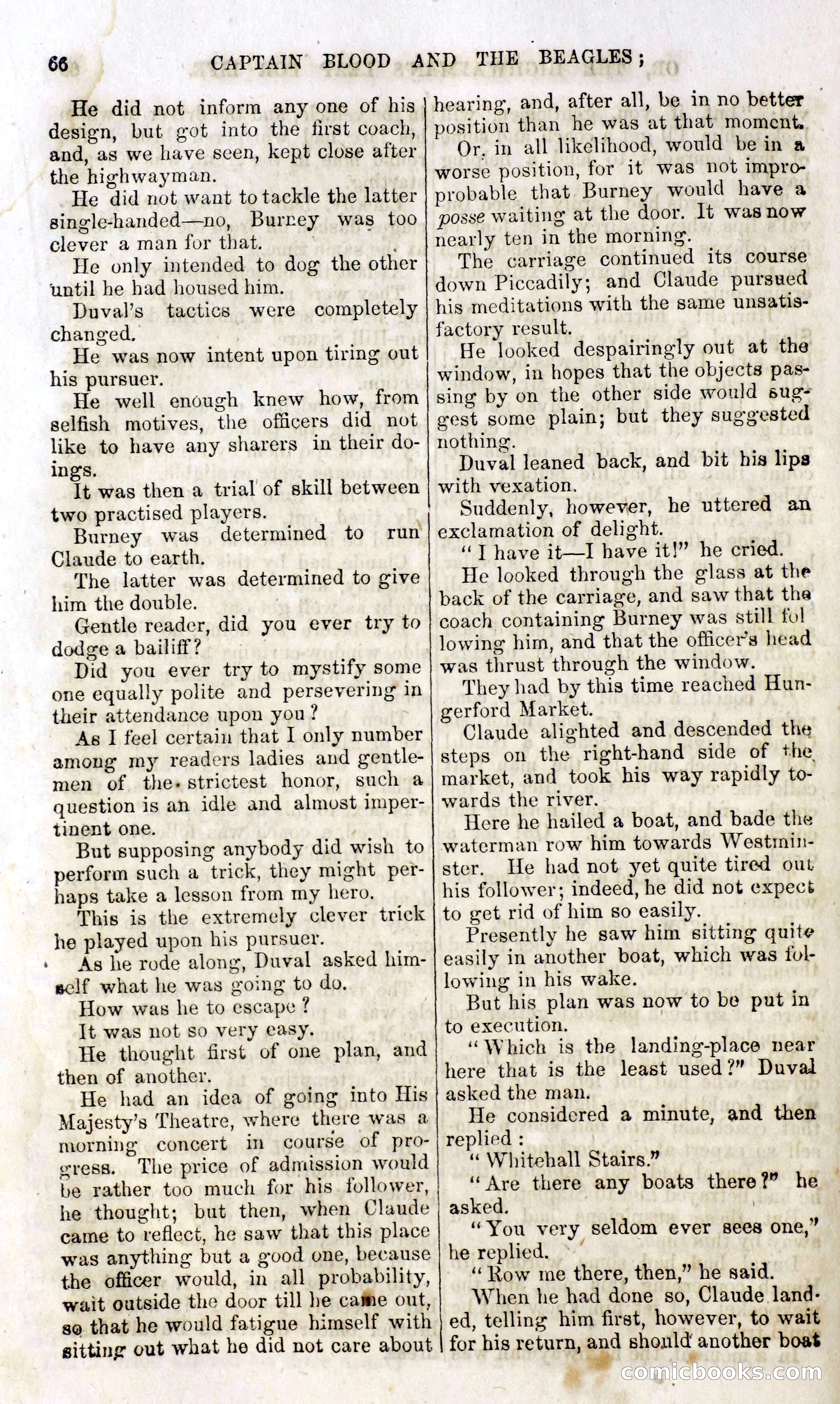 Captain Blood and the Beagles; or, The Highwayman's Leap for Life — page 50 of 82