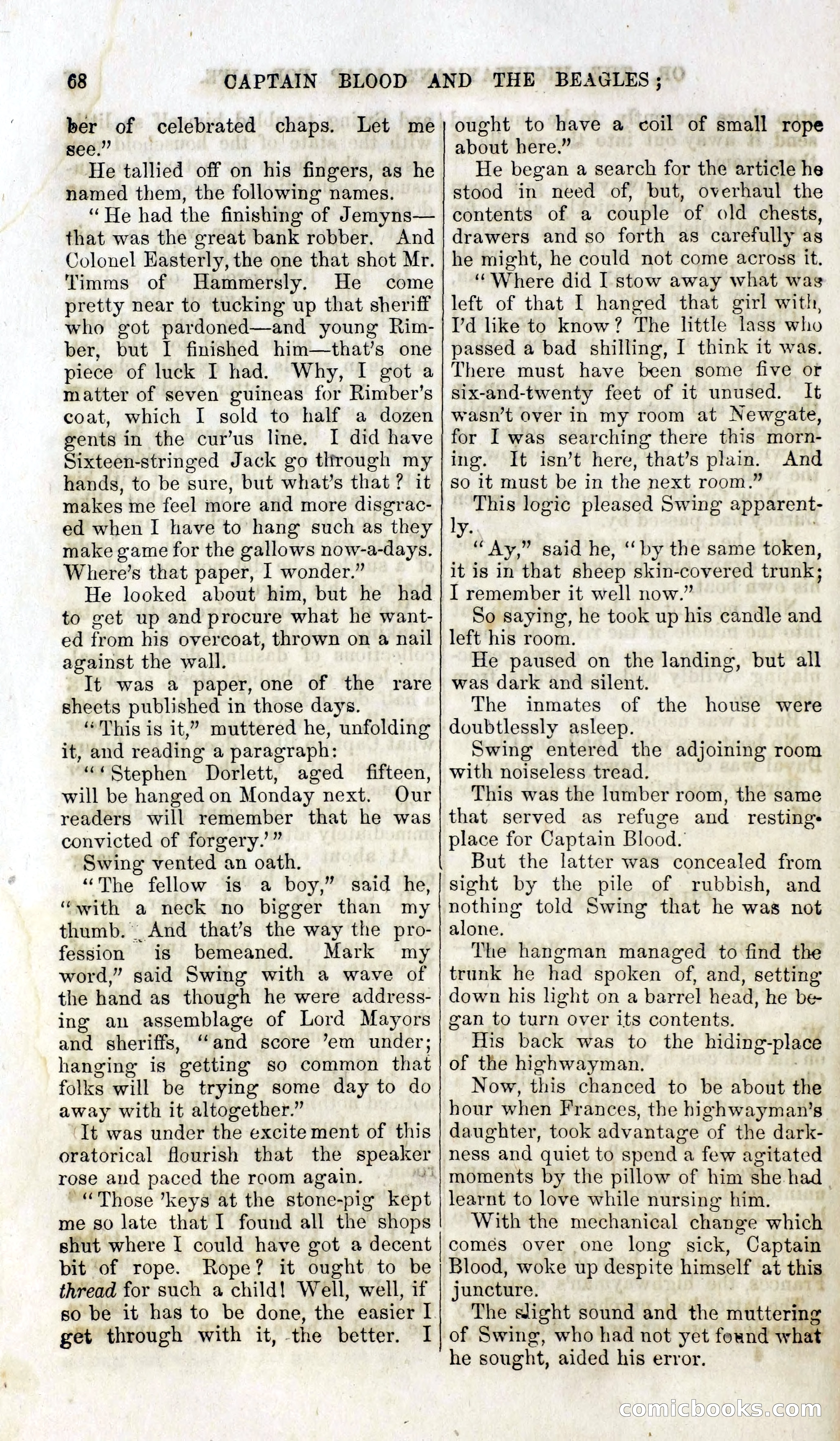 Captain Blood and the Beagles; or, The Highwayman's Leap for Life — page 52 of 82