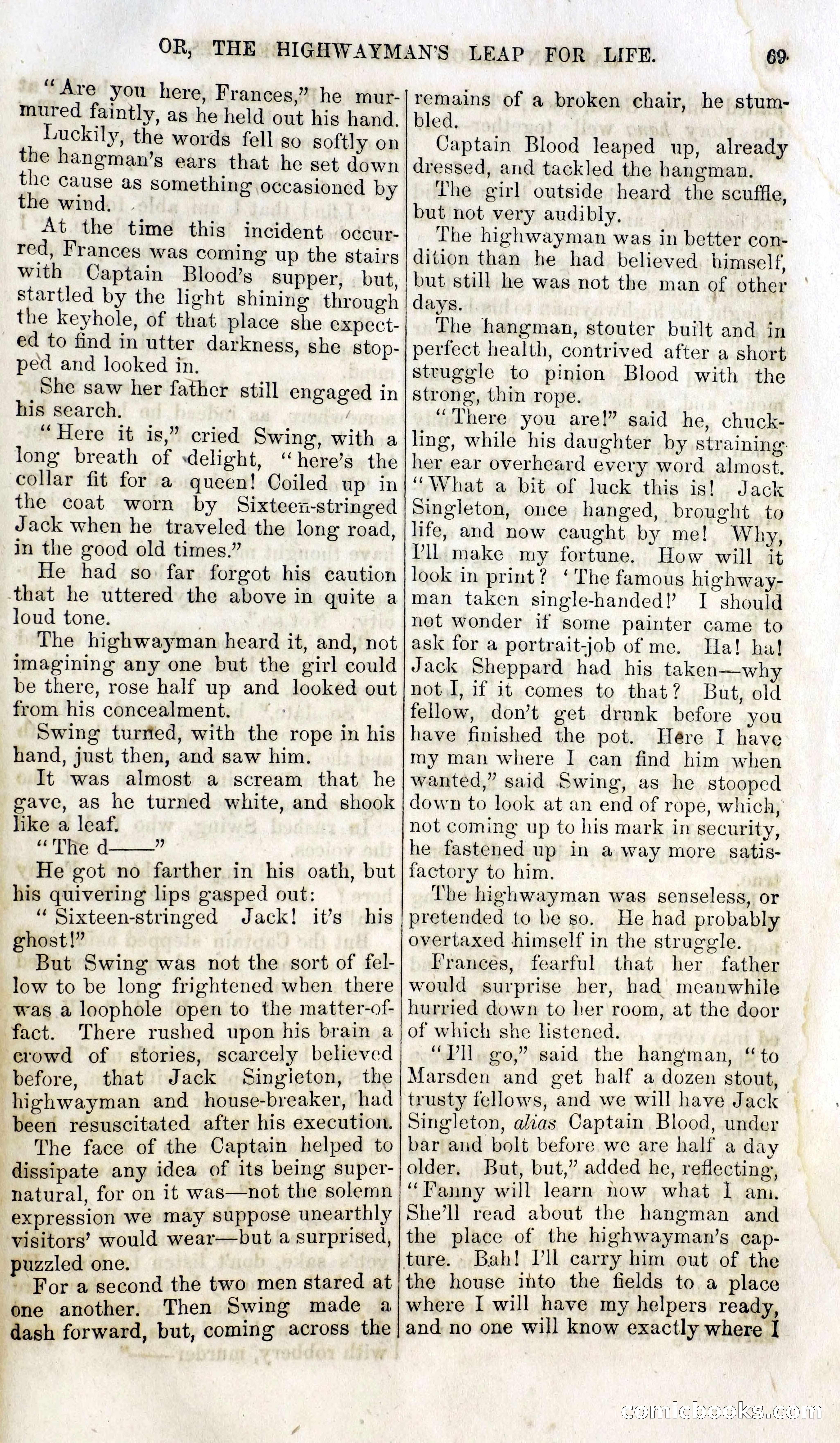 Captain Blood and the Beagles; or, The Highwayman's Leap for Life — page 53 of 82
