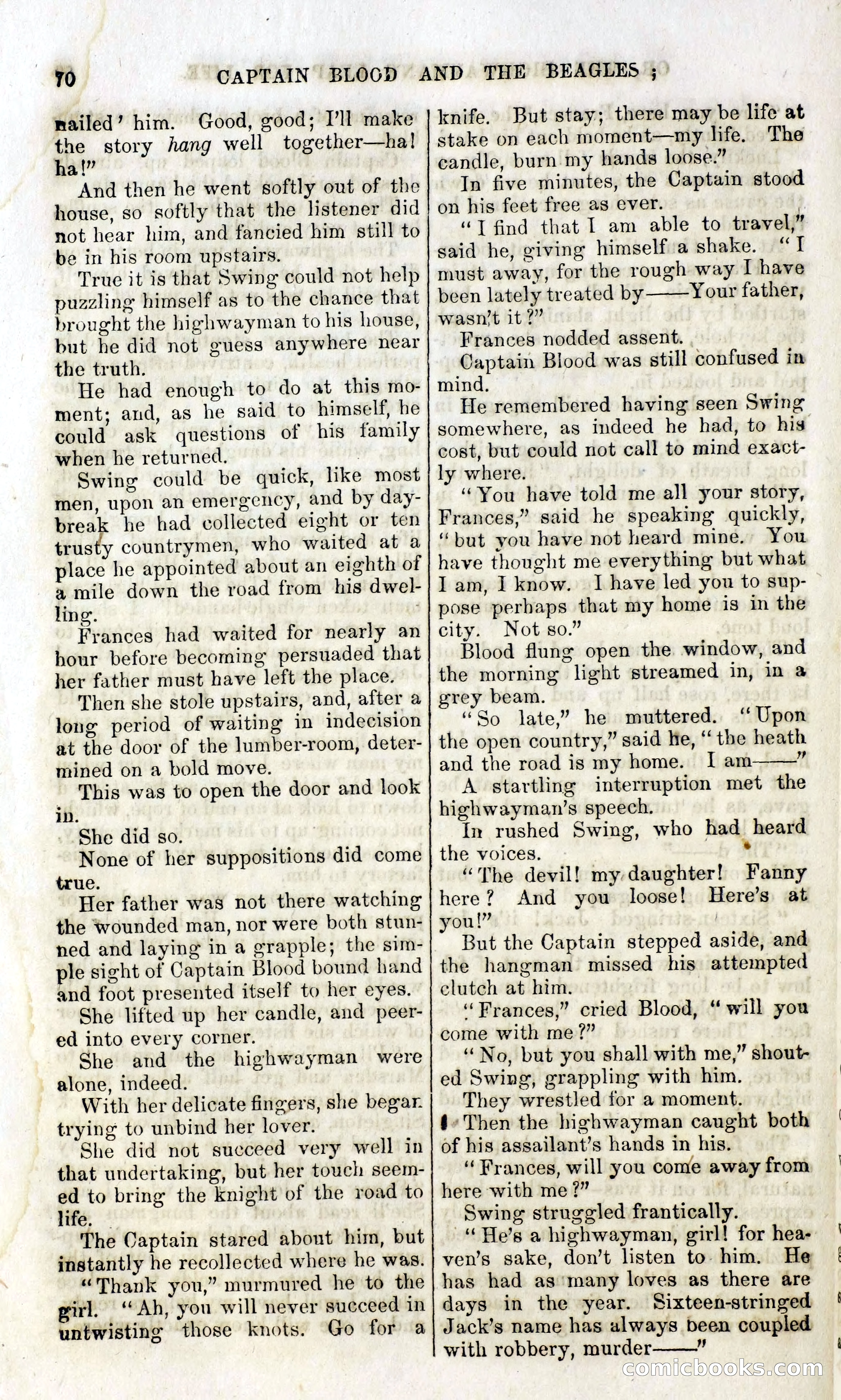 Captain Blood and the Beagles; or, The Highwayman's Leap for Life — page 54 of 82