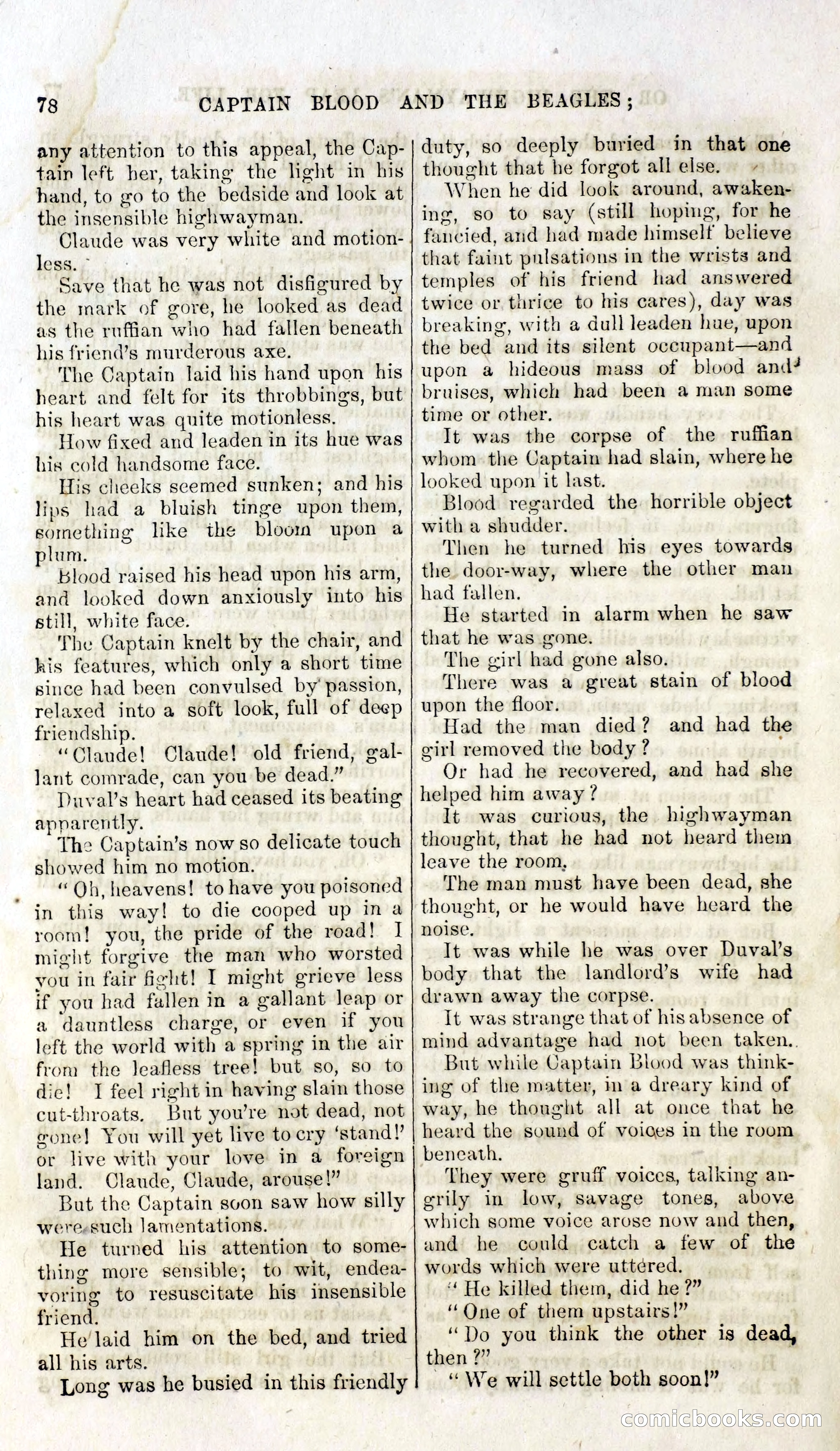 Captain Blood and the Beagles; or, The Highwayman's Leap for Life — page 62 of 82