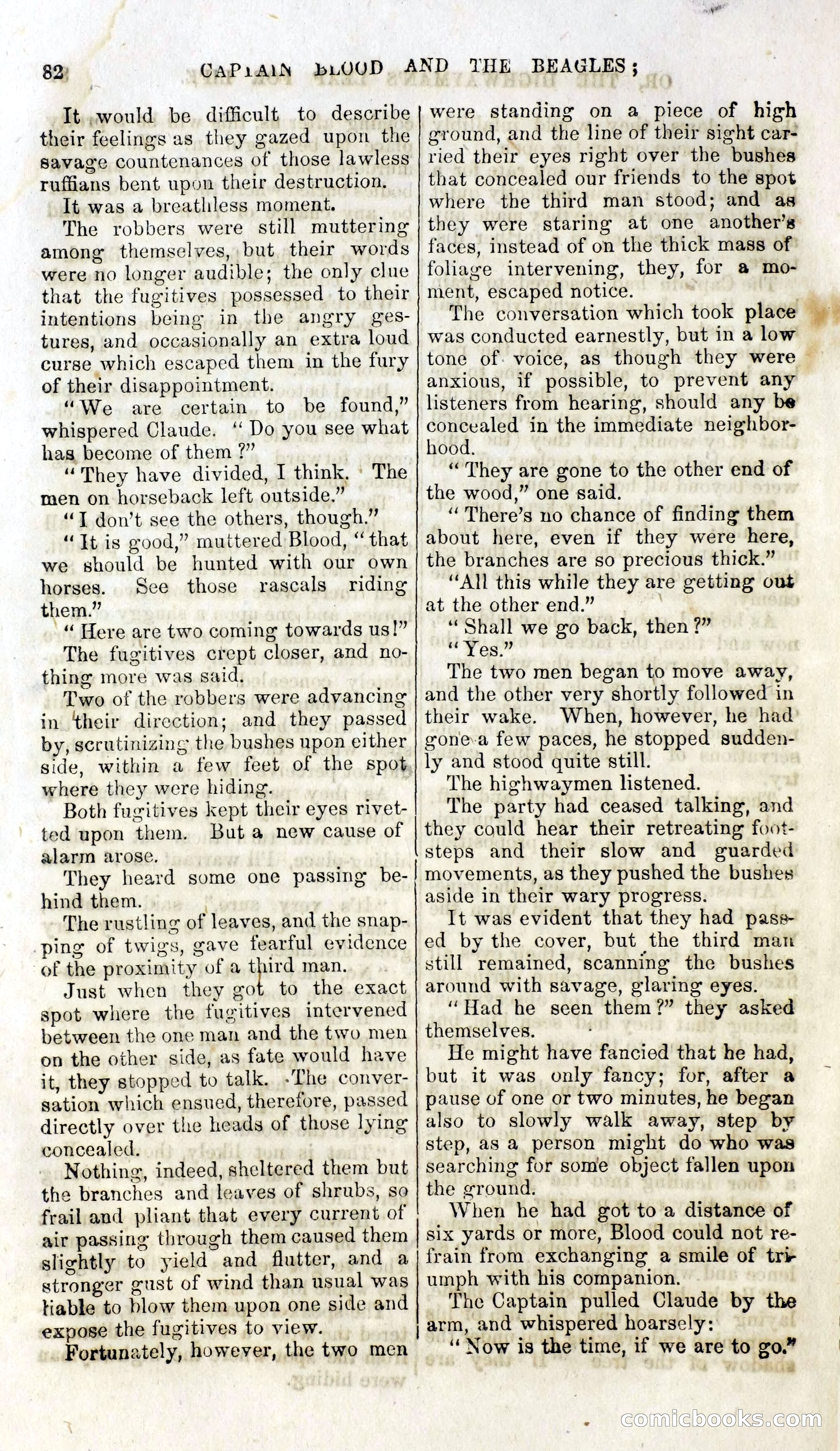 Captain Blood and the Beagles; or, The Highwayman's Leap for Life — page 66 of 82