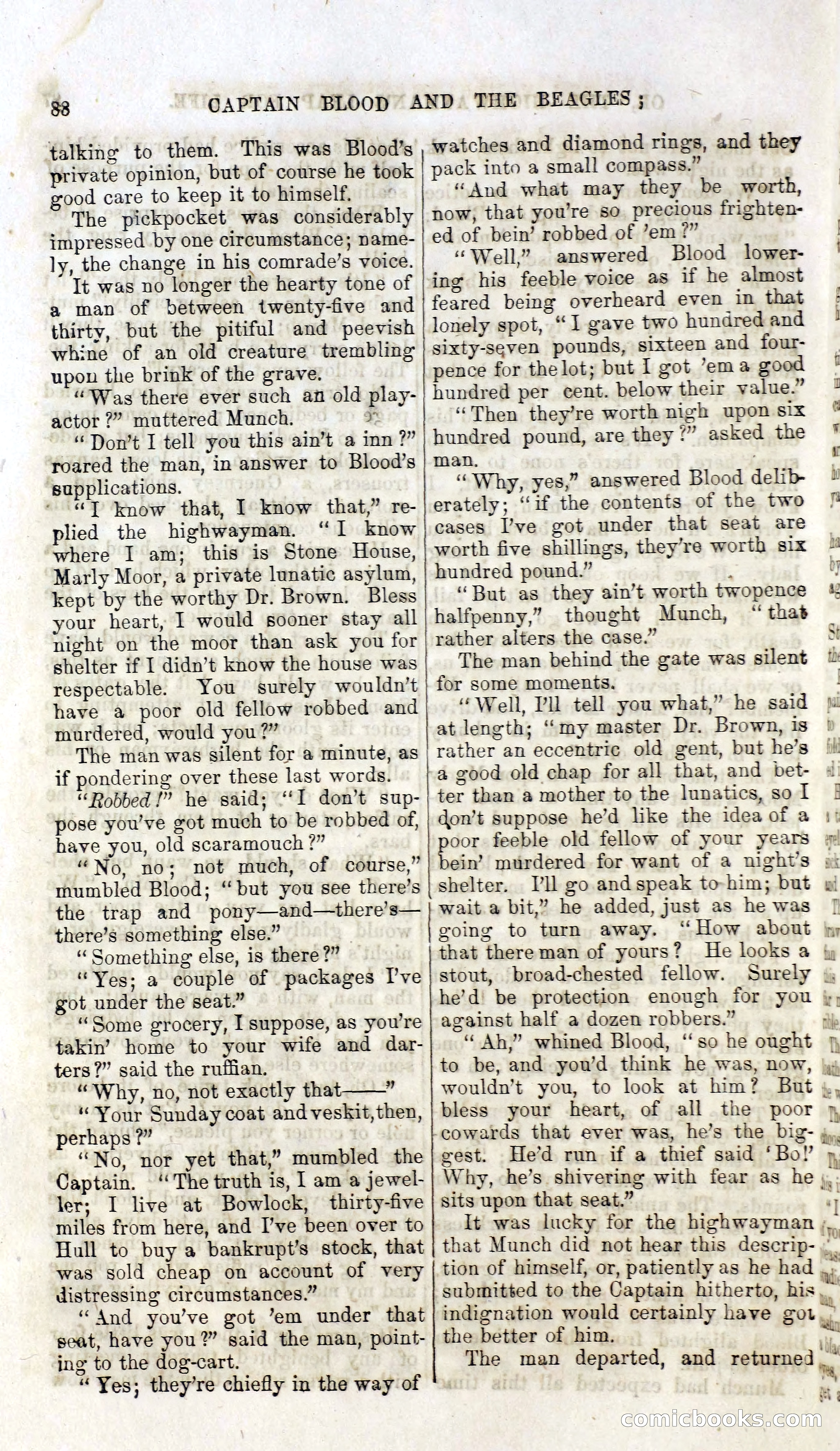 Captain Blood and the Beagles; or, The Highwayman's Leap for Life — page 72 of 82
