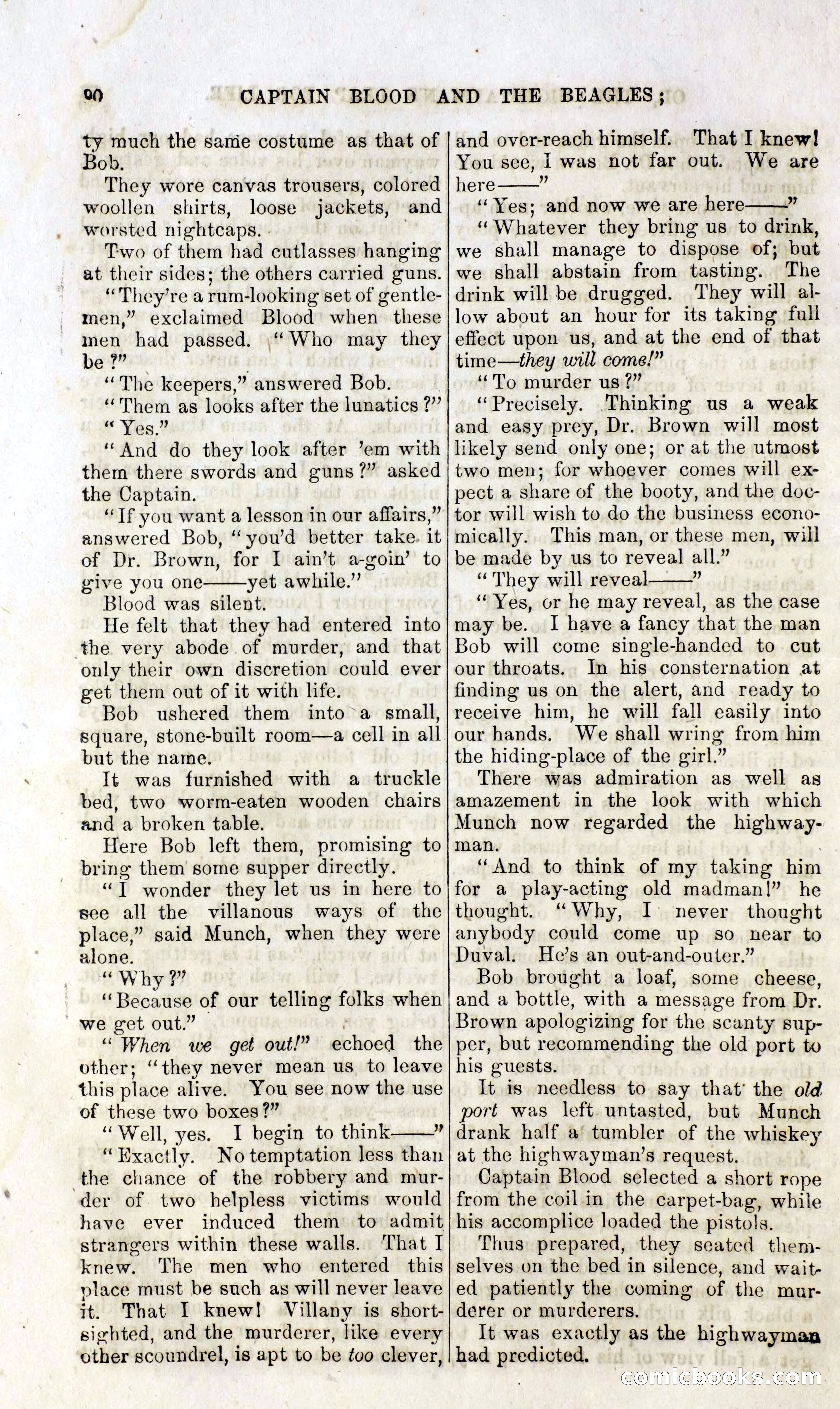 Captain Blood and the Beagles; or, The Highwayman's Leap for Life — page 74 of 82
