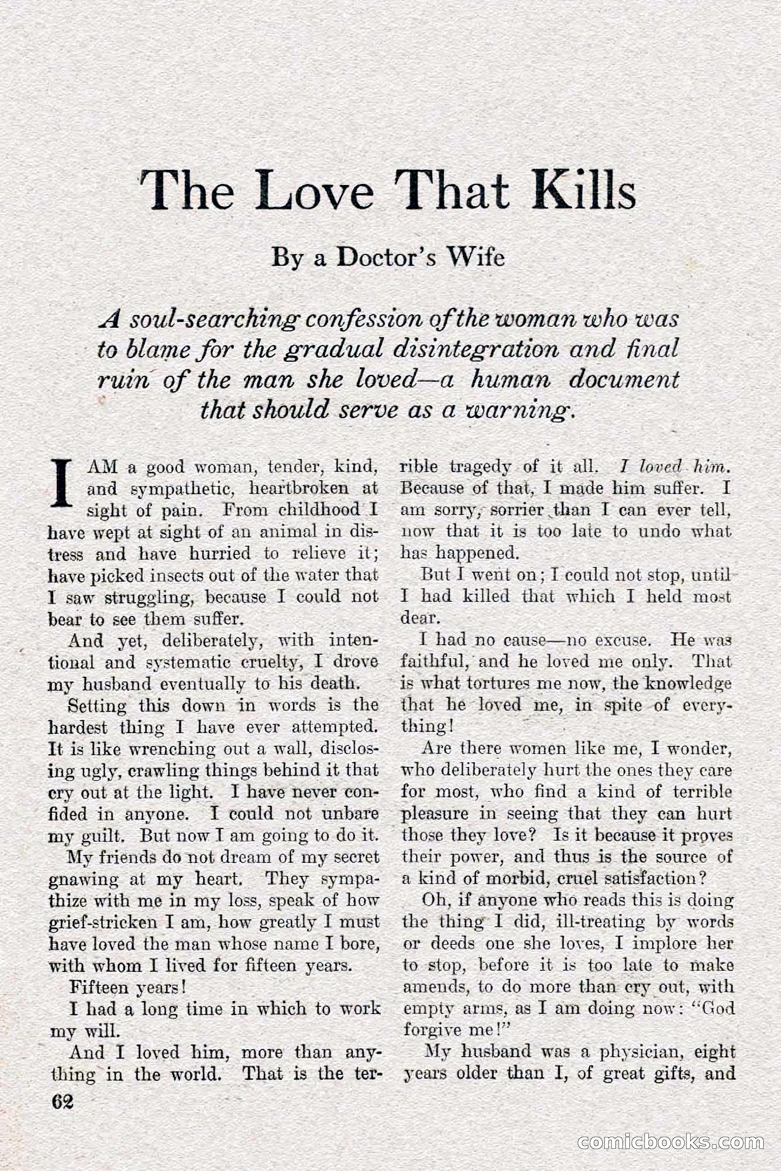 I Confess, Whole No. 25 — page 64 of 84