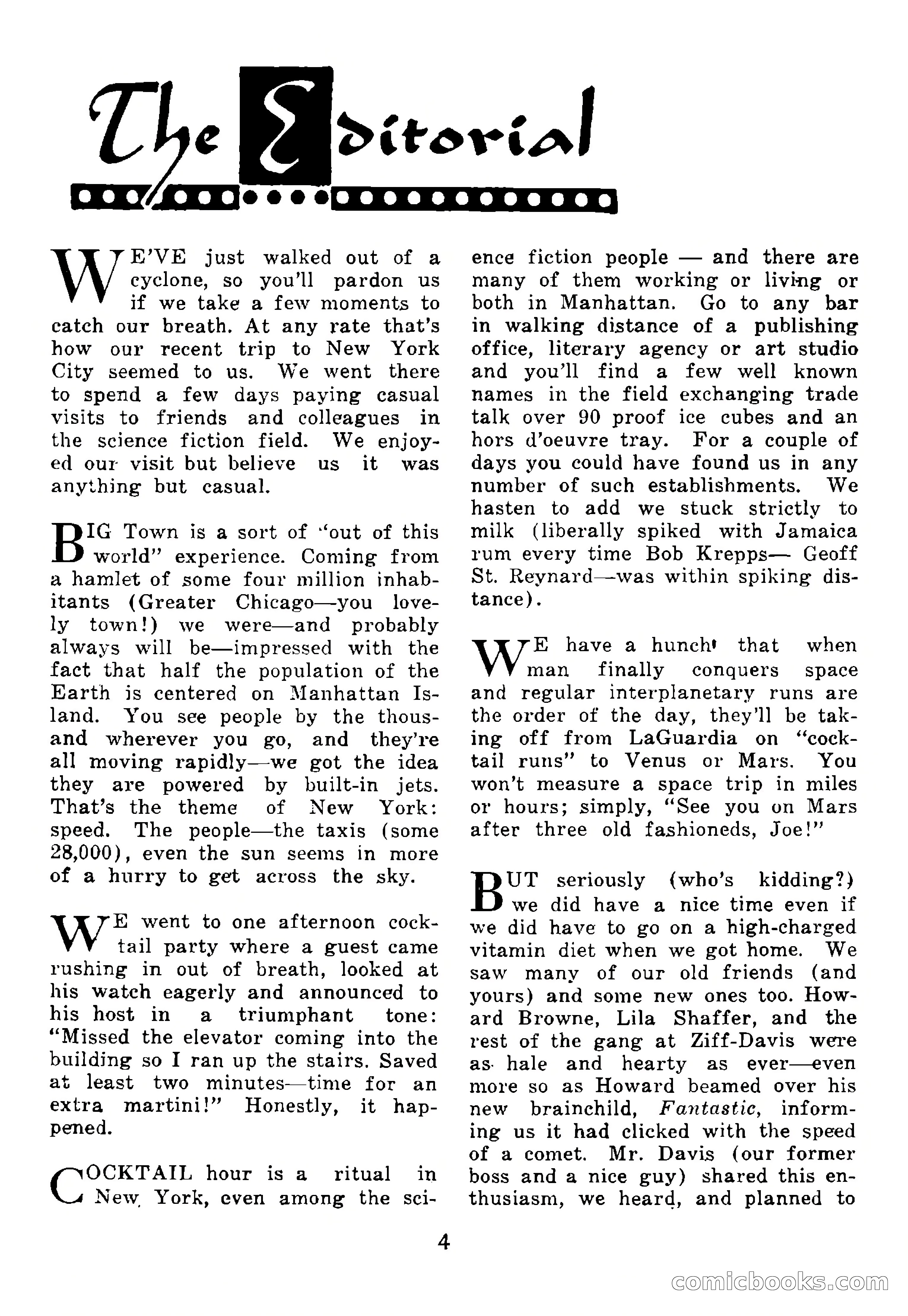 Imagination, September 1952 — page 4 of 165