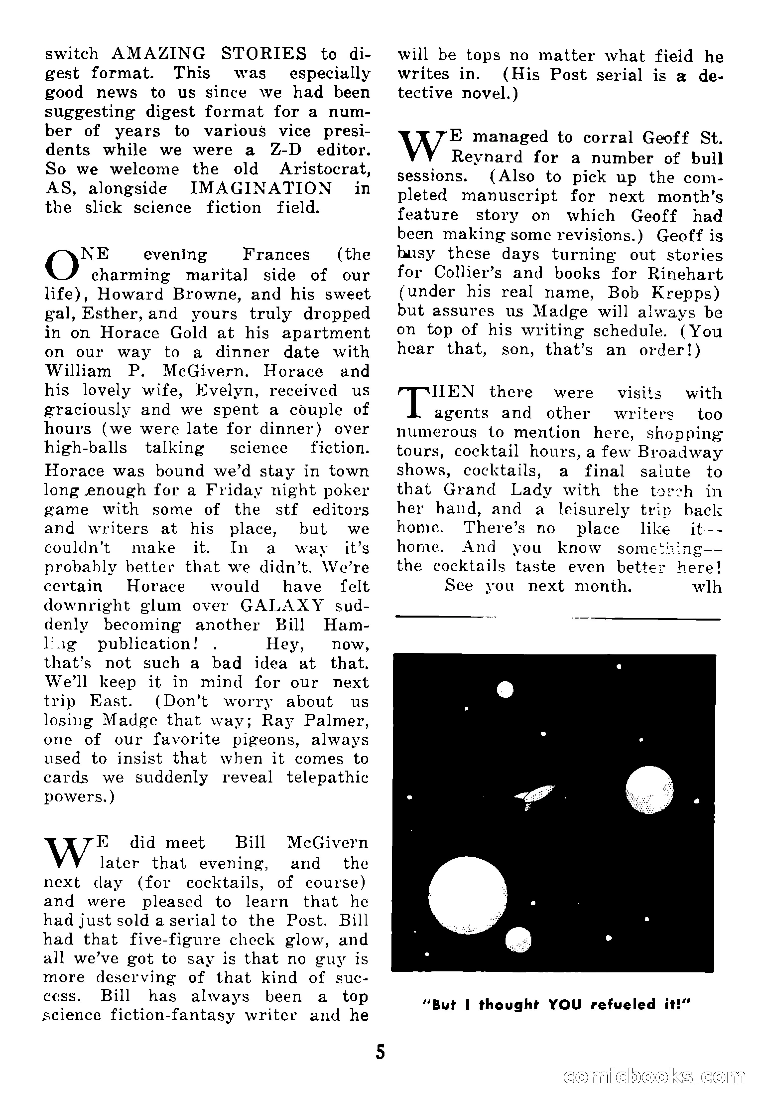 Imagination, September 1952 — page 5 of 165