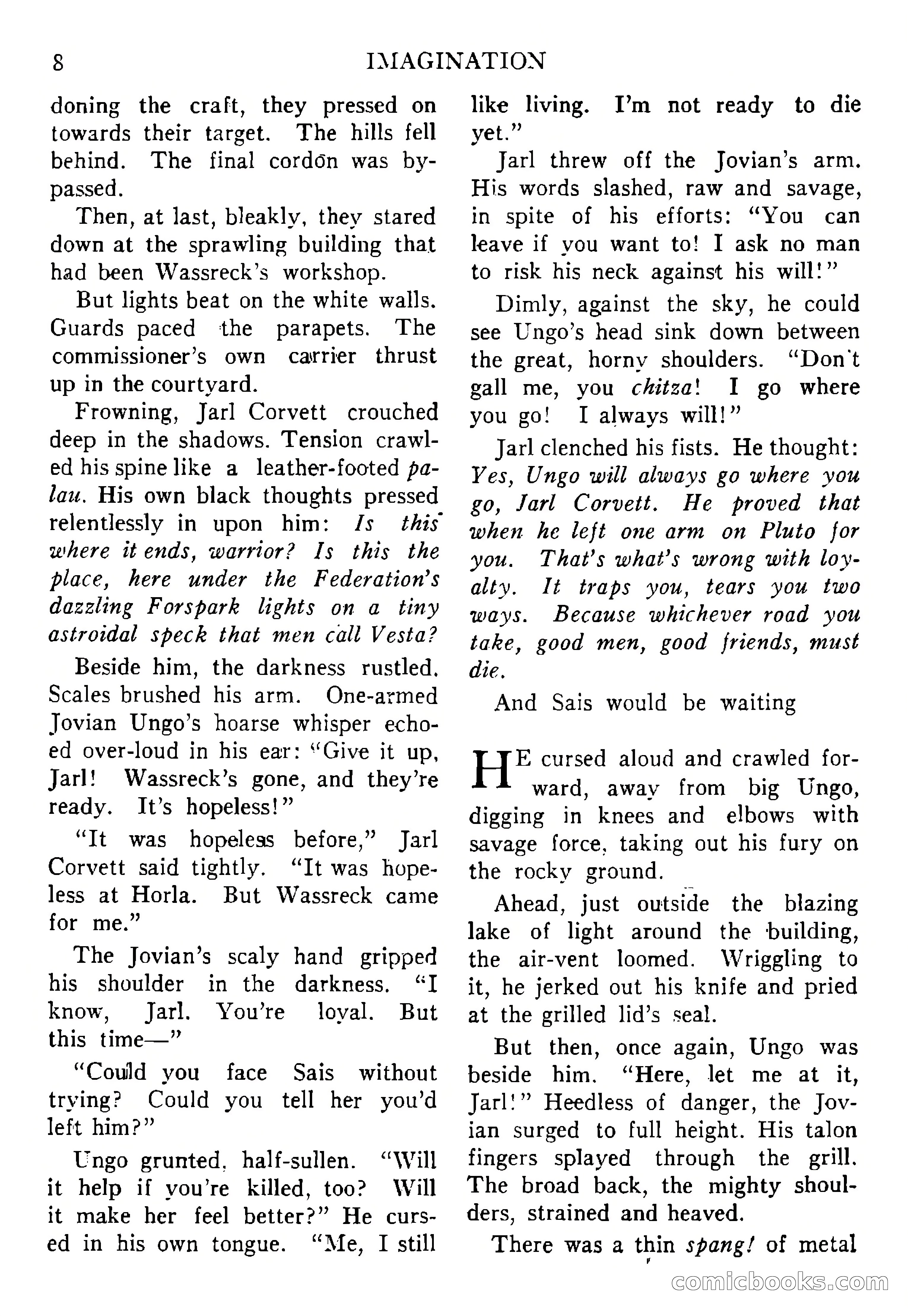 Imagination, September 1952 — page 8 of 165