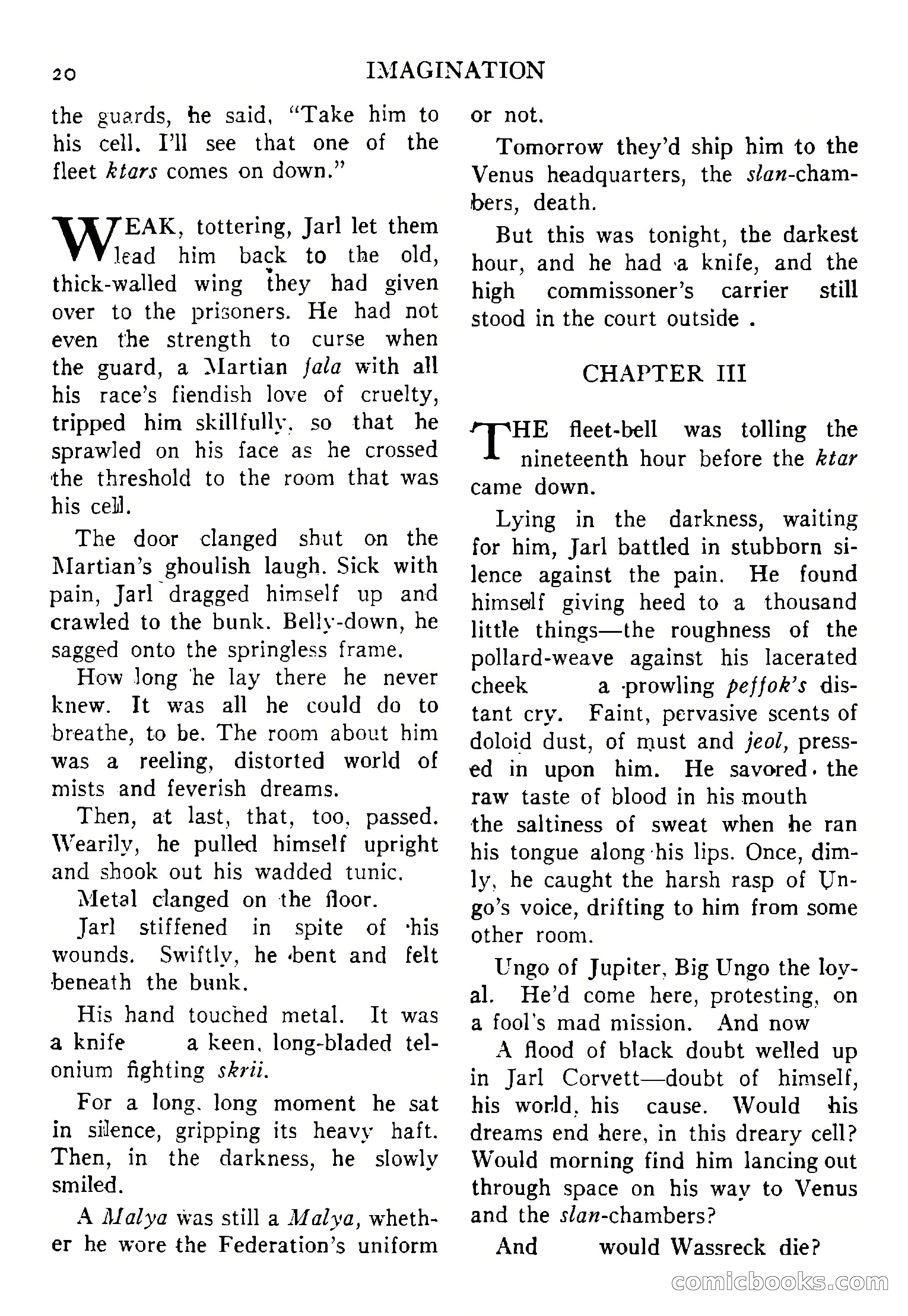 Imagination, September 1952 — page 20 of 165