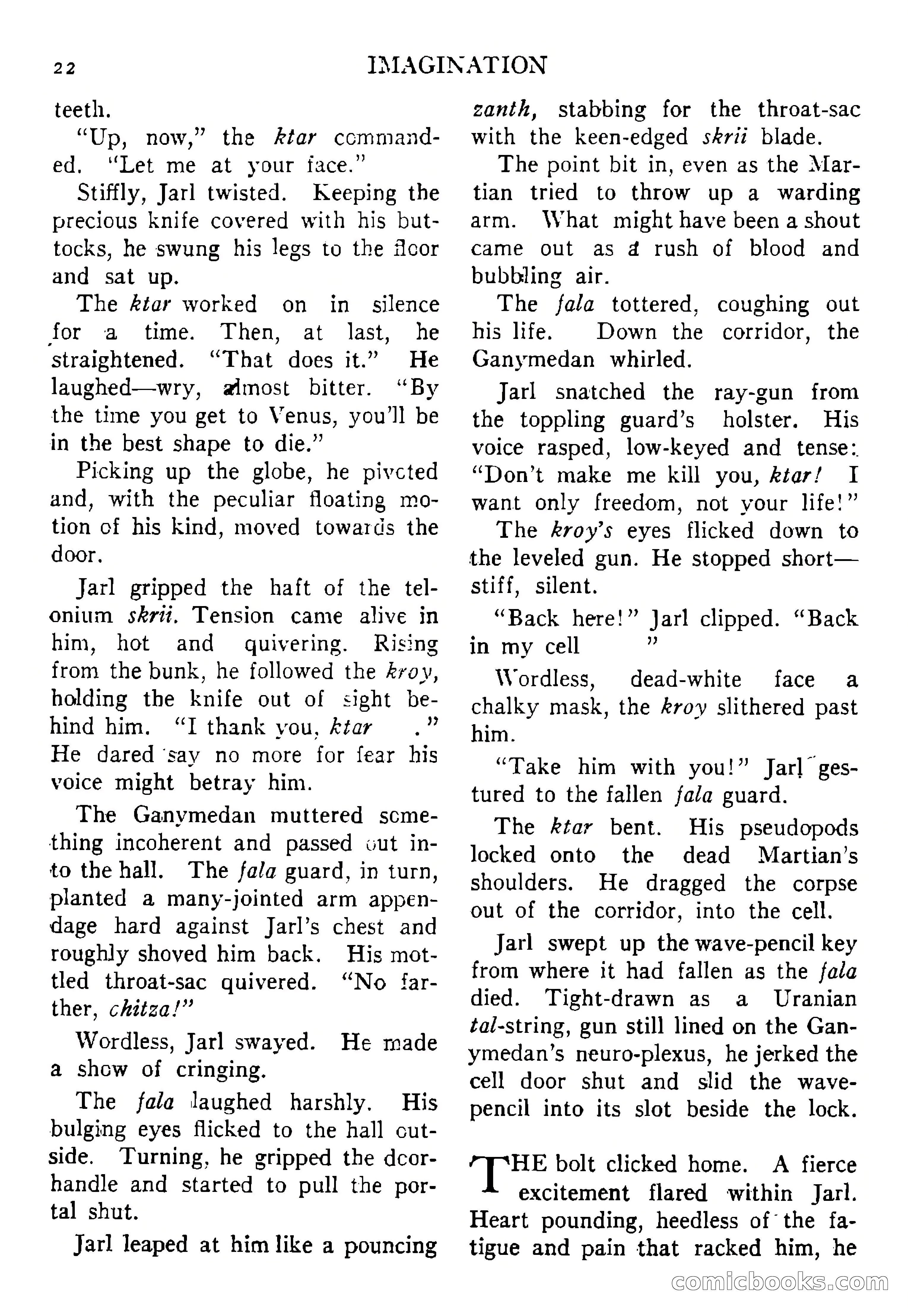 Imagination, September 1952 — page 22 of 165
