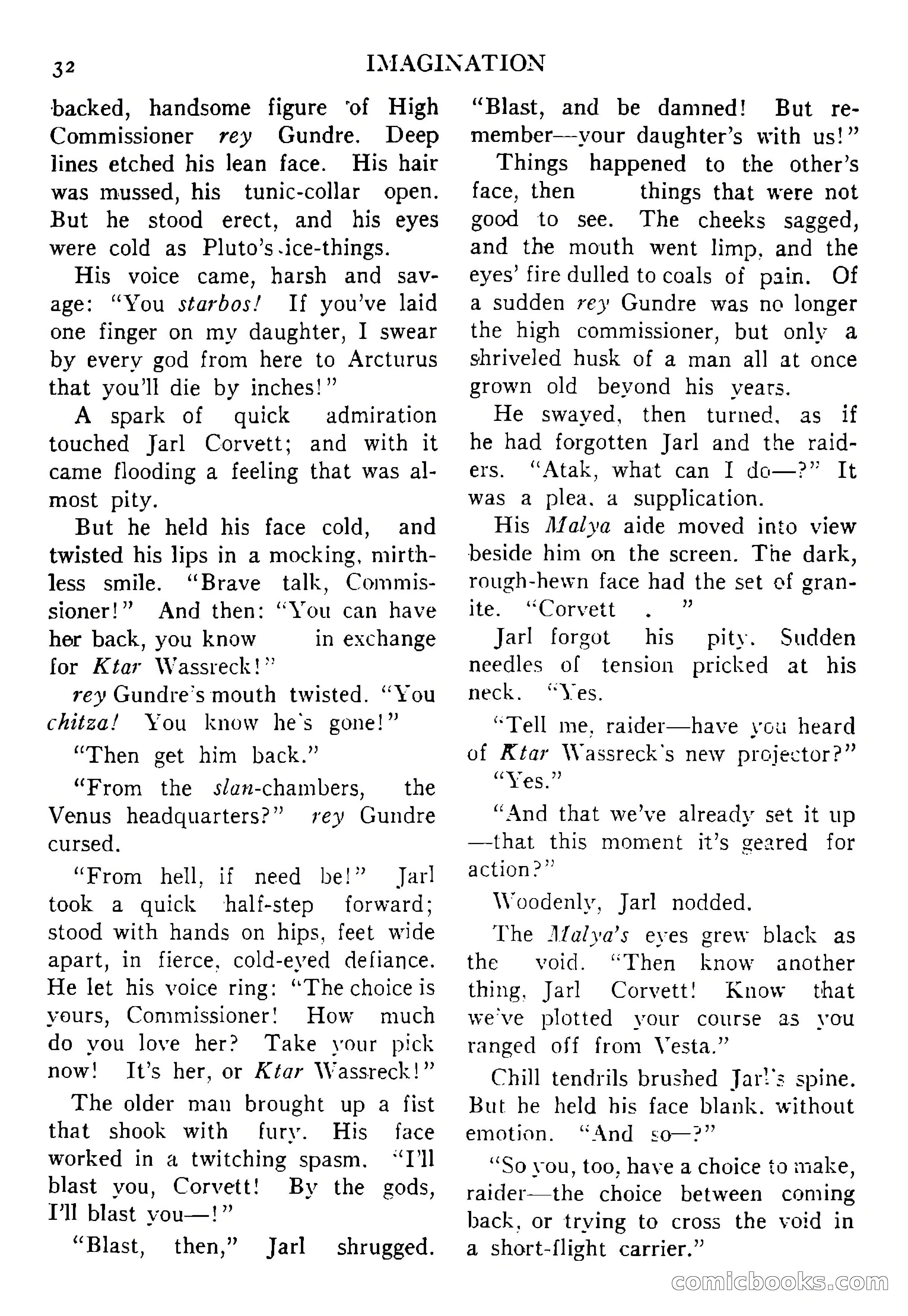 Imagination, September 1952 — page 32 of 165