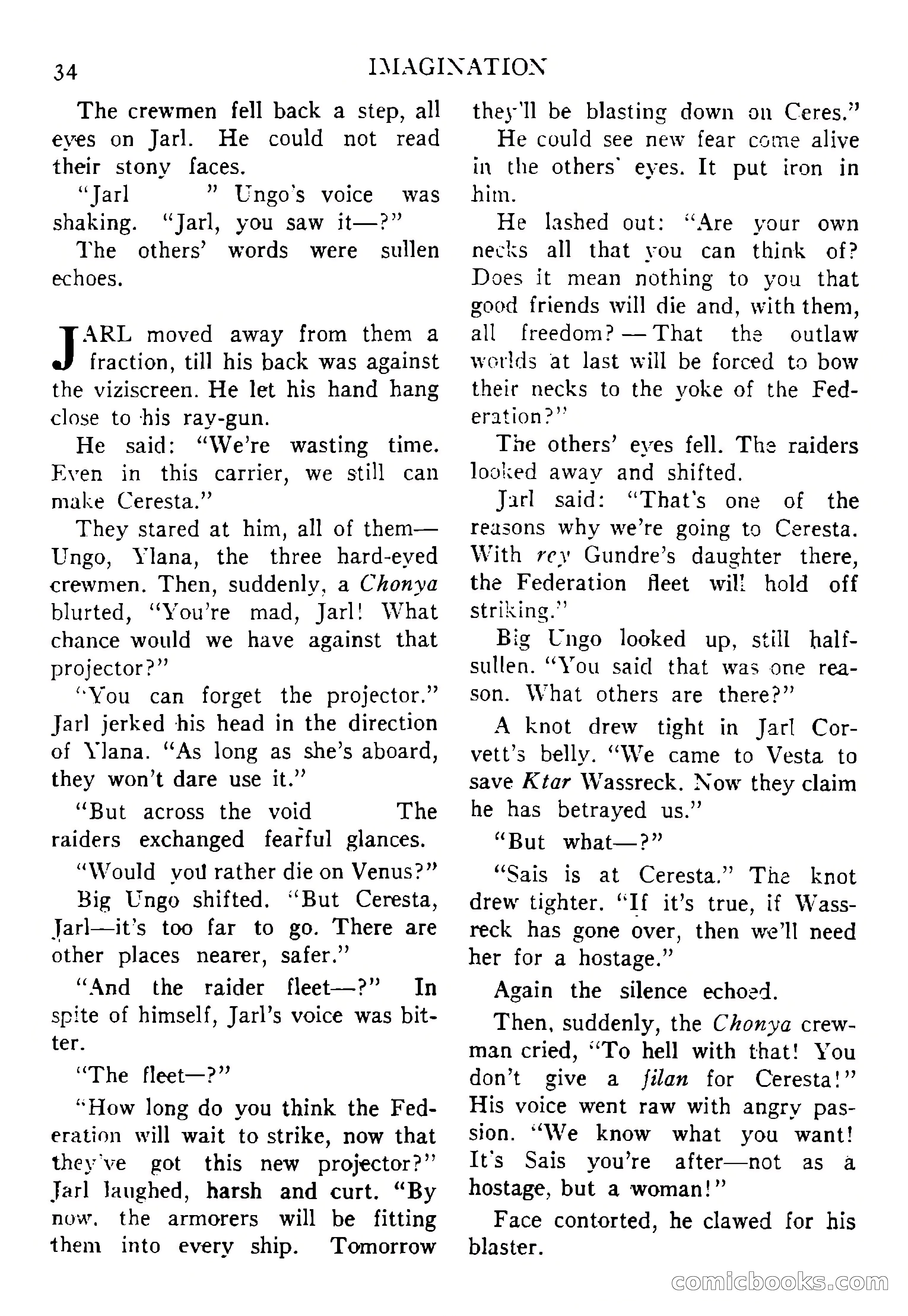 Imagination, September 1952 — page 34 of 165