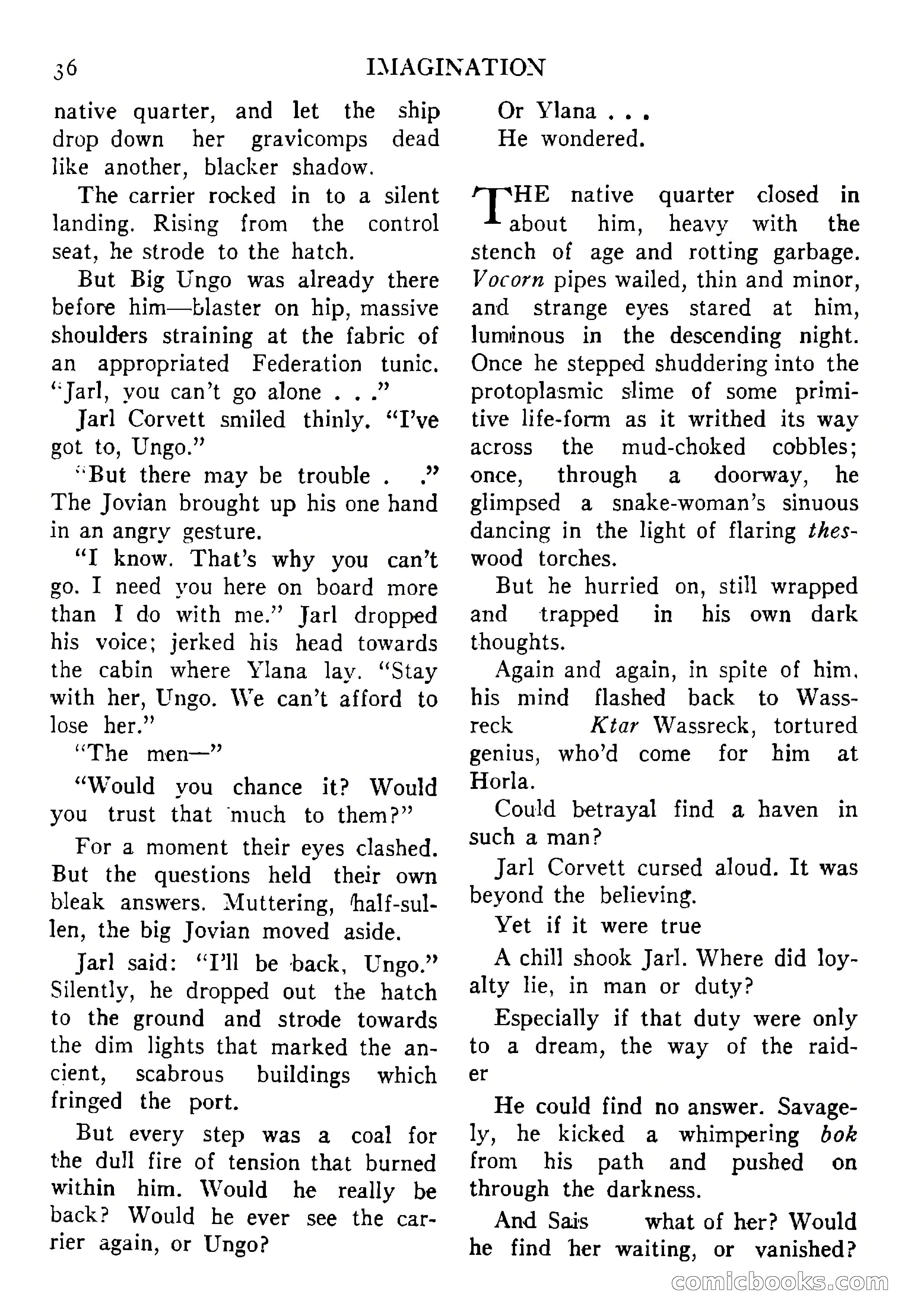 Imagination, September 1952 — page 36 of 165