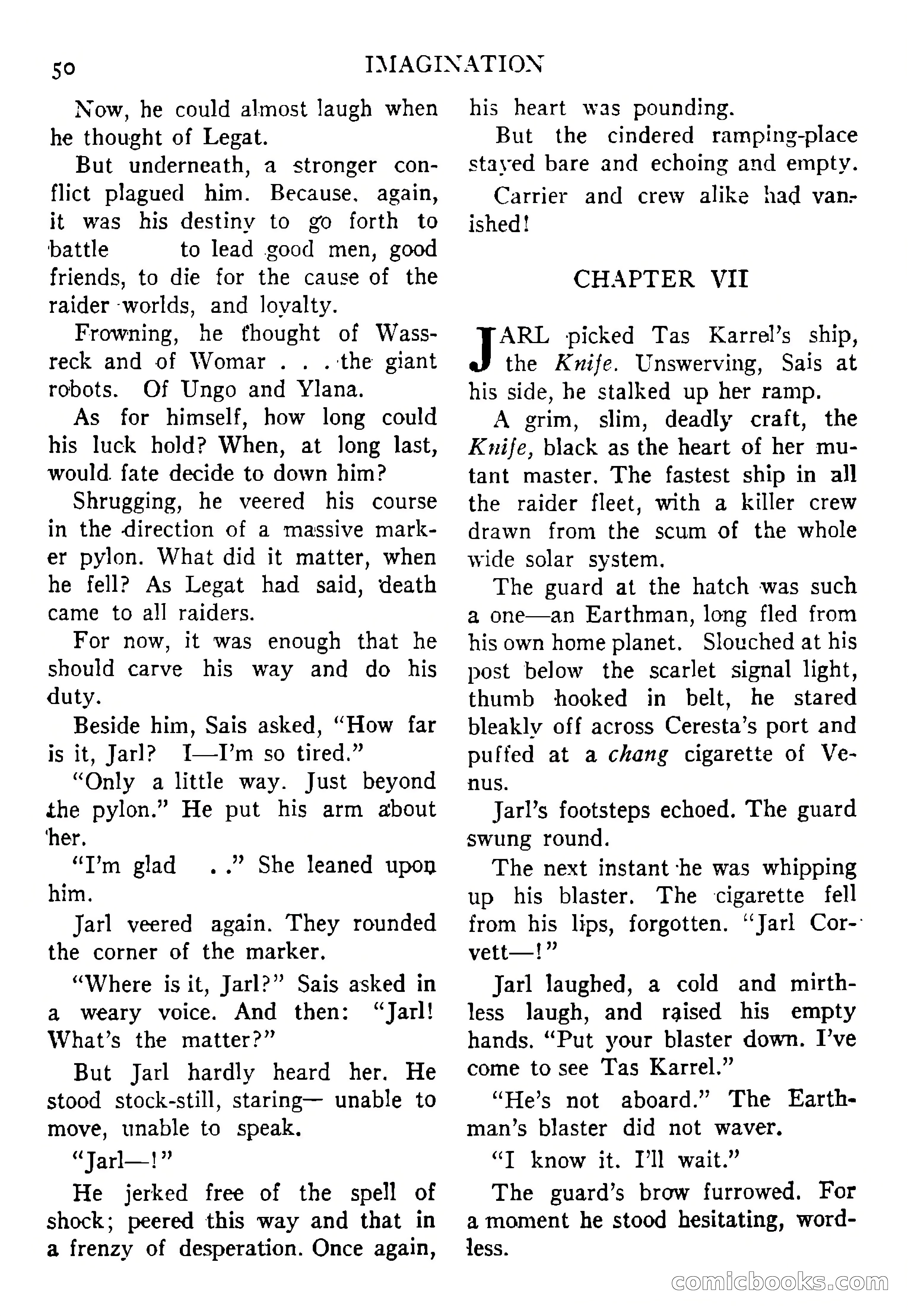 Imagination, September 1952 — page 50 of 165