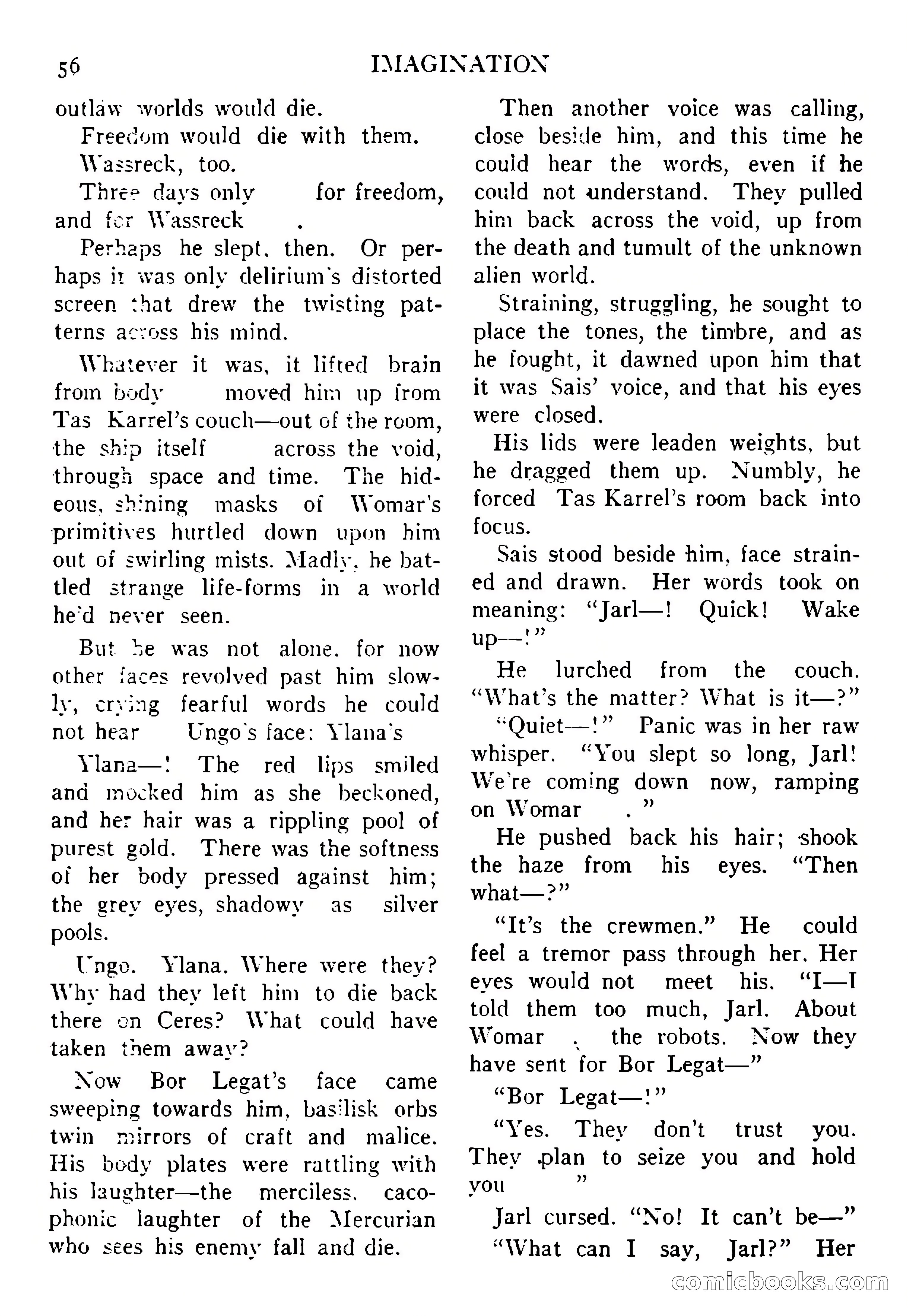 Imagination, September 1952 — page 56 of 165