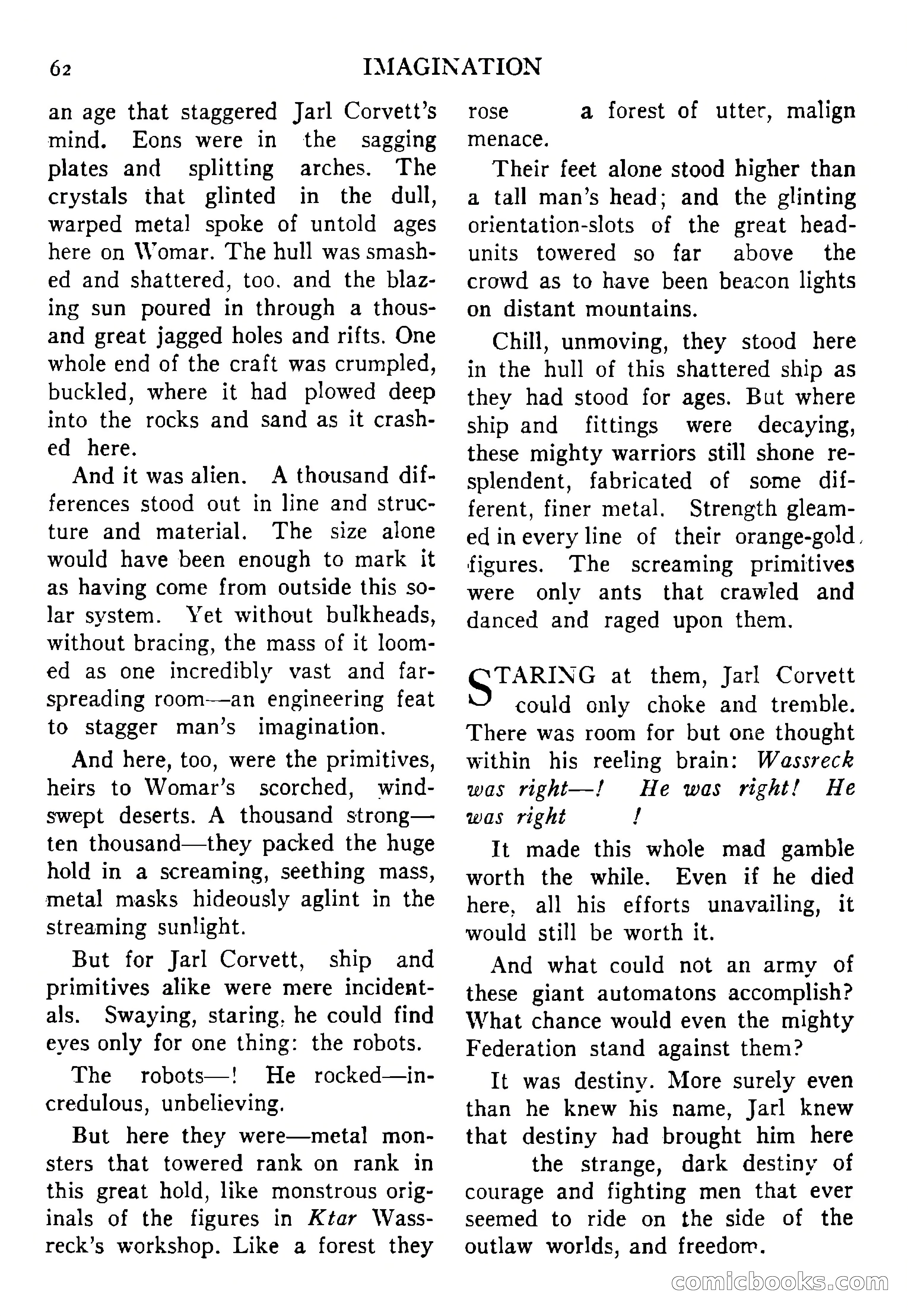 Imagination, September 1952 — page 62 of 165