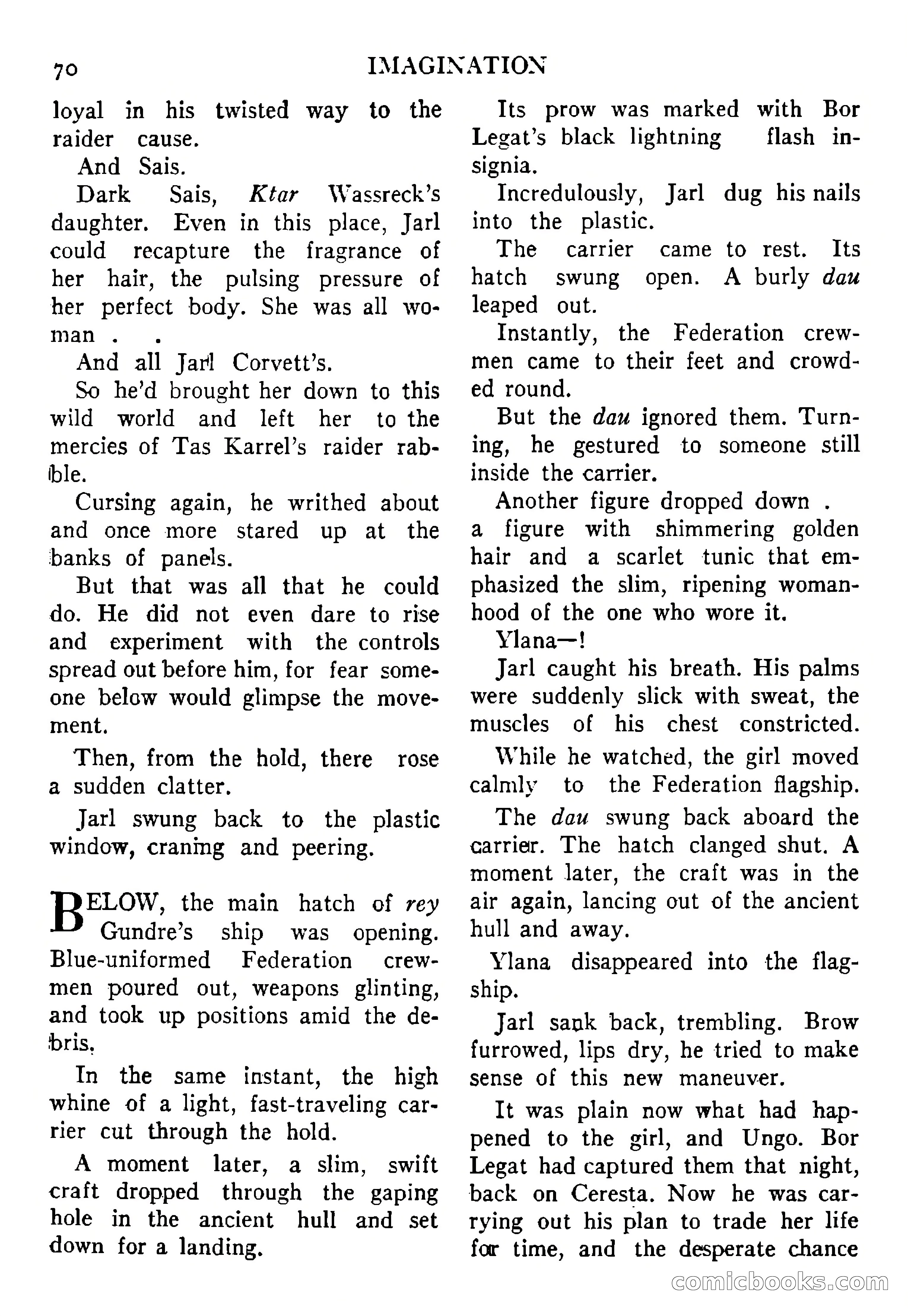 Imagination, September 1952 — page 70 of 165