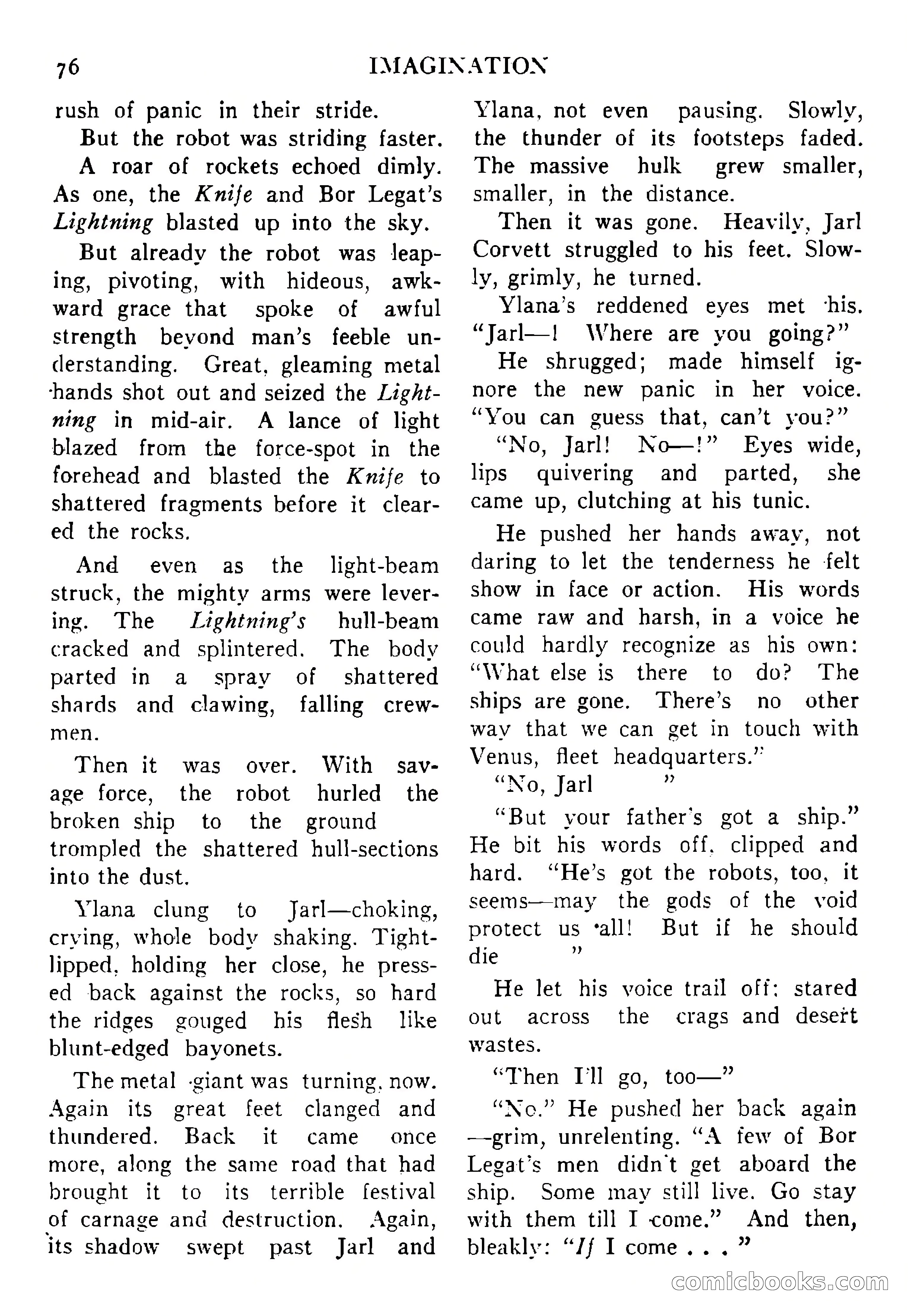 Imagination, September 1952 — page 76 of 165