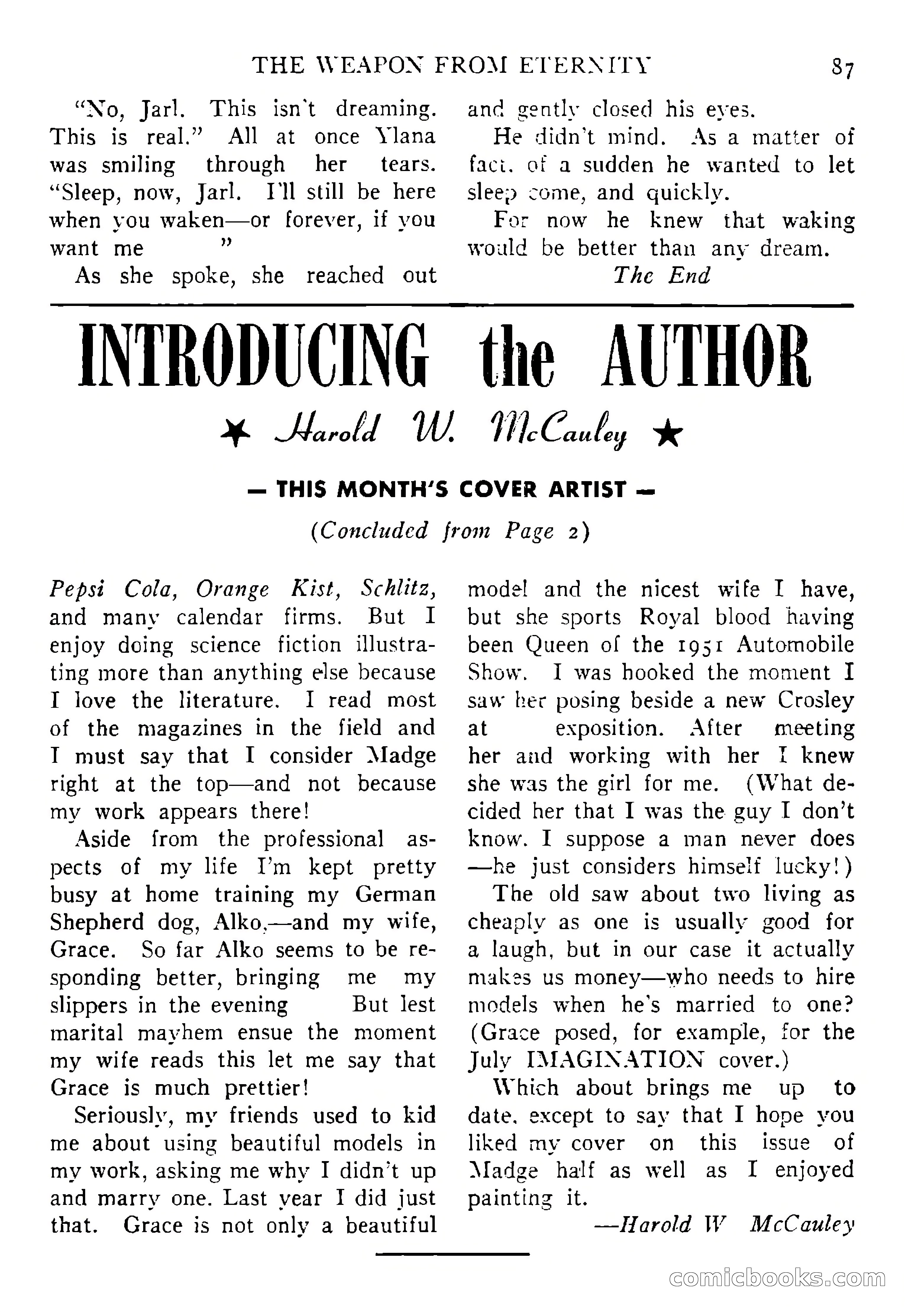 Imagination, September 1952 — page 87 of 165