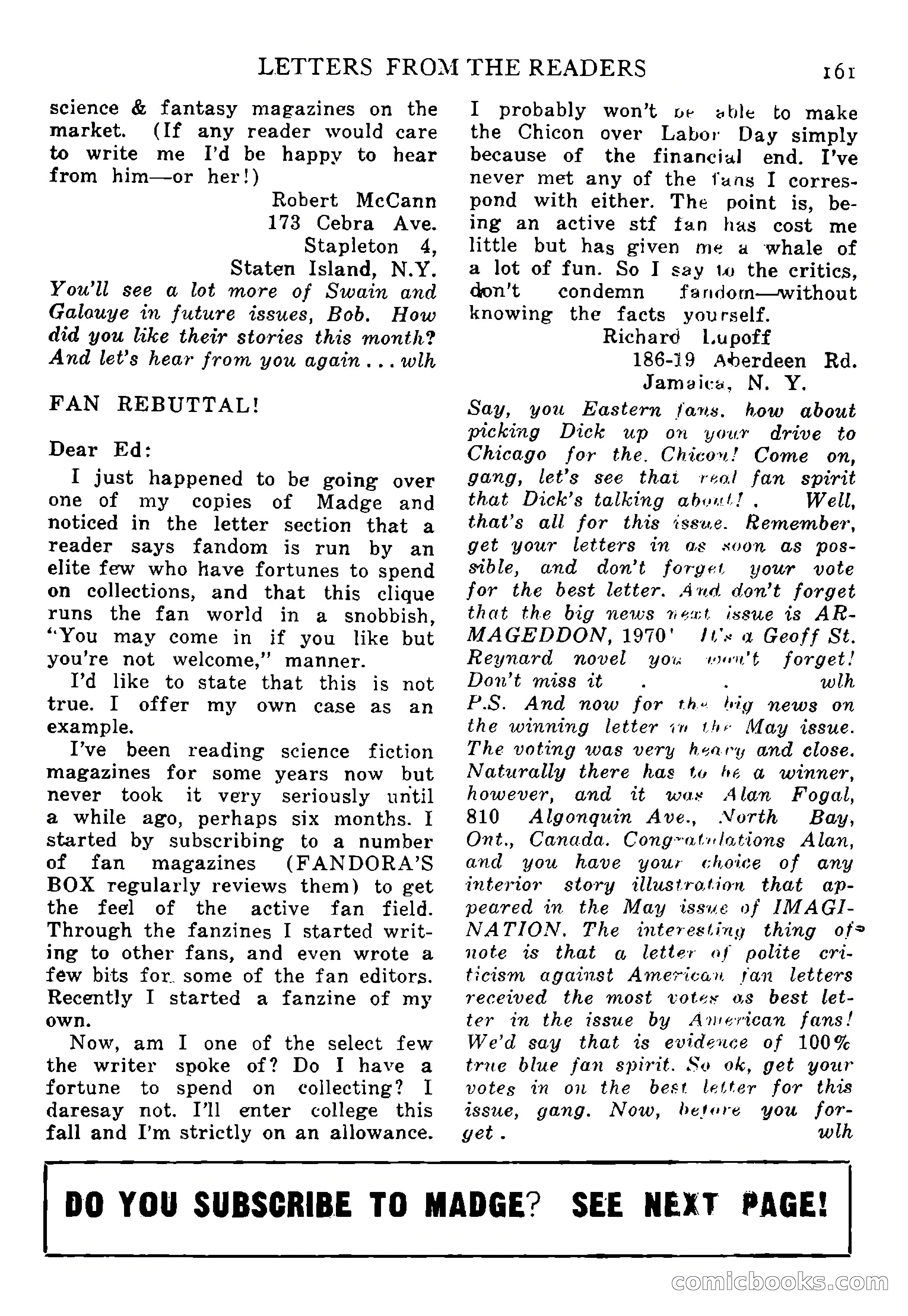 Imagination, September 1952 — page 161 of 165