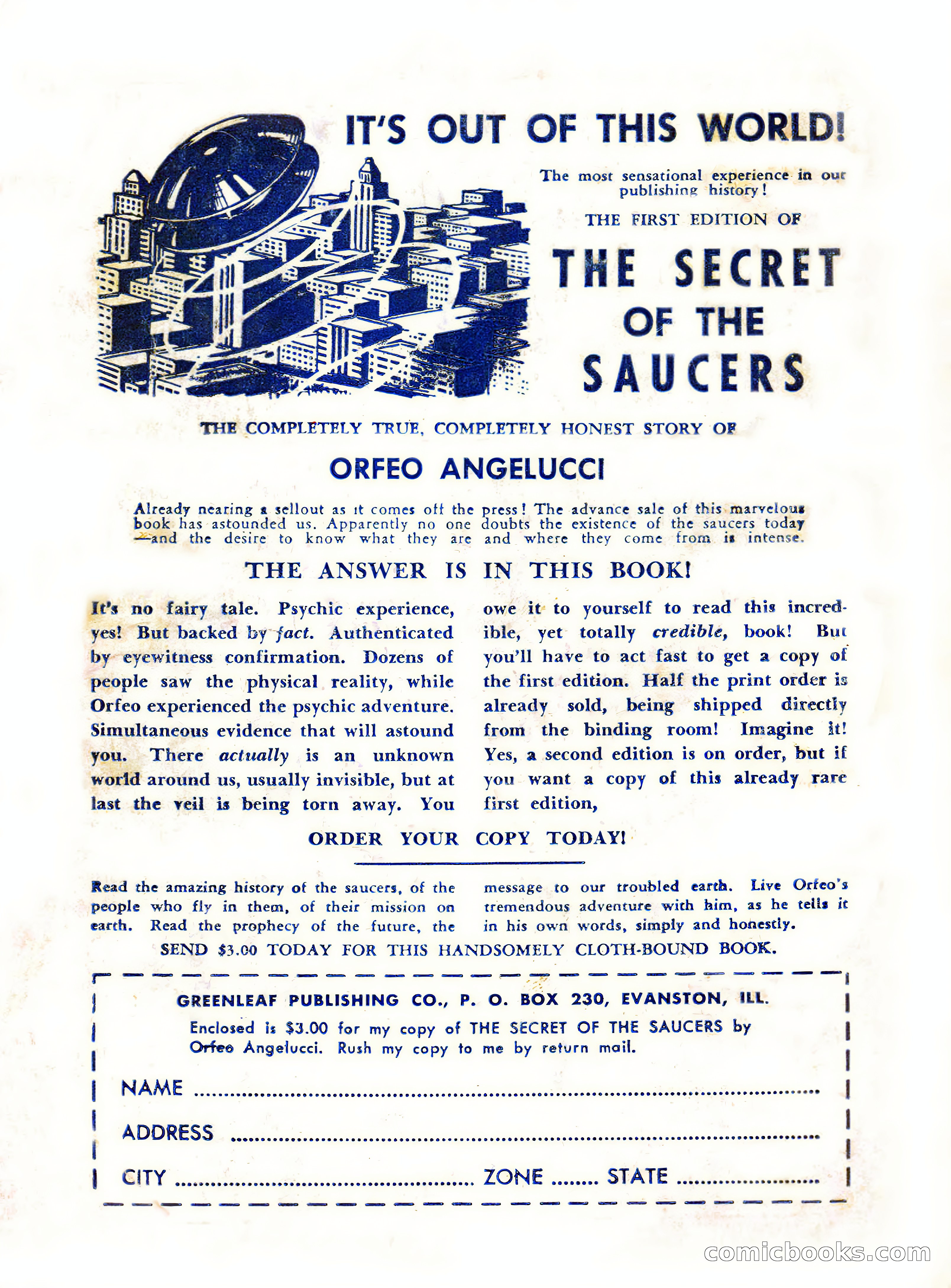 Imaginative Tales, January 1956 — page 132 of 132