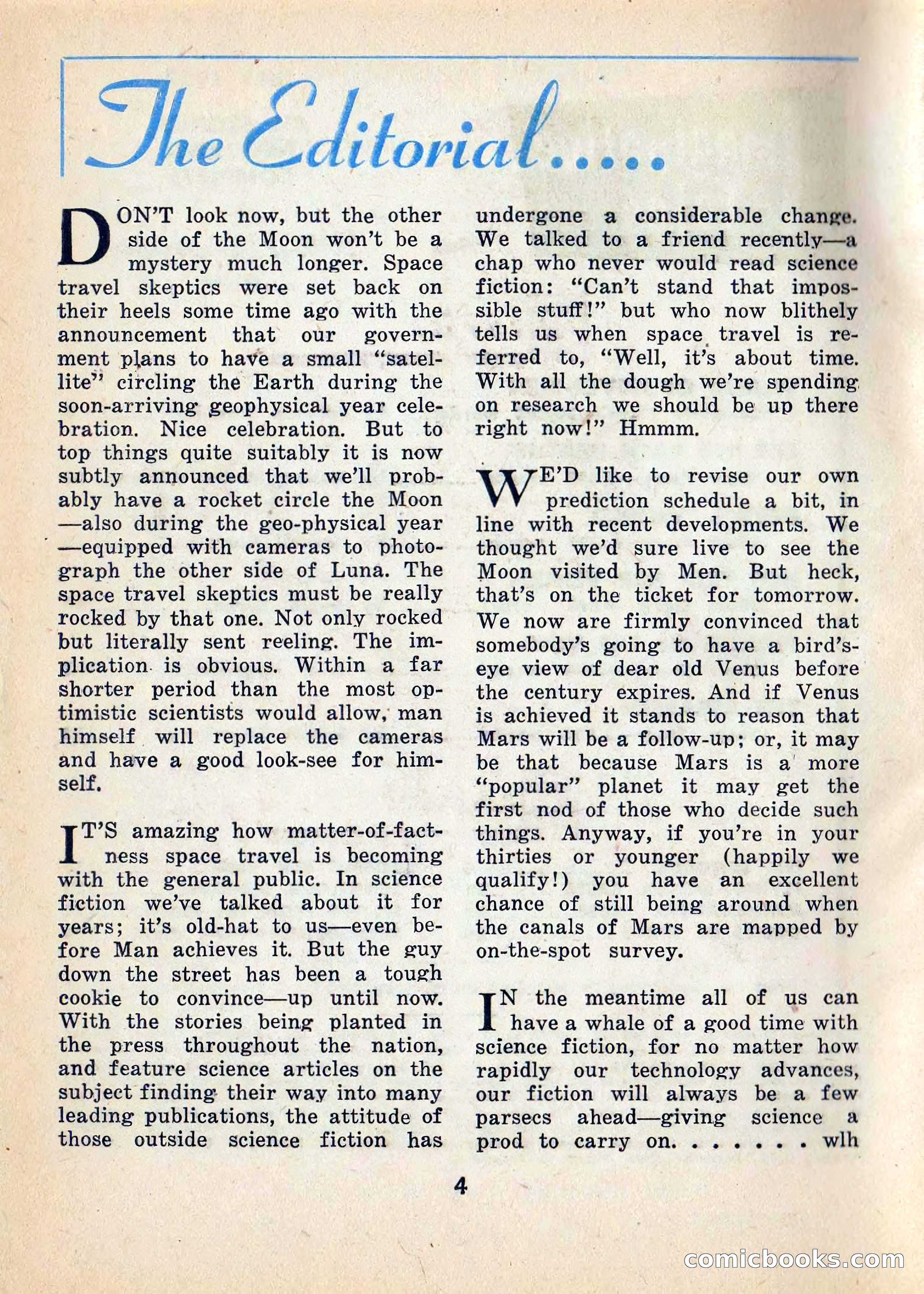 Imaginative Tales, July 1957 — page 5 of 132