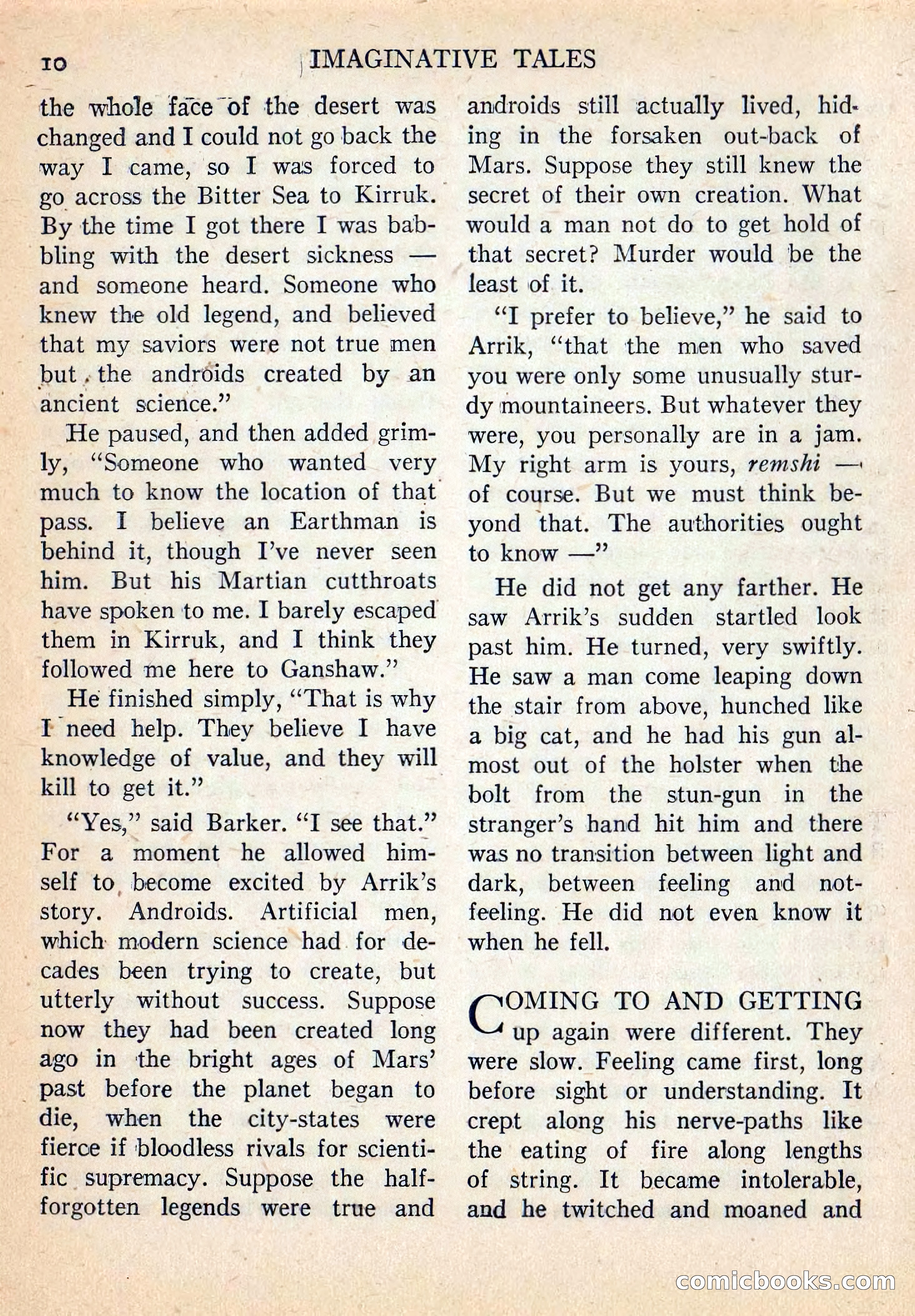 Imaginative Tales, July 1957 — page 11 of 132