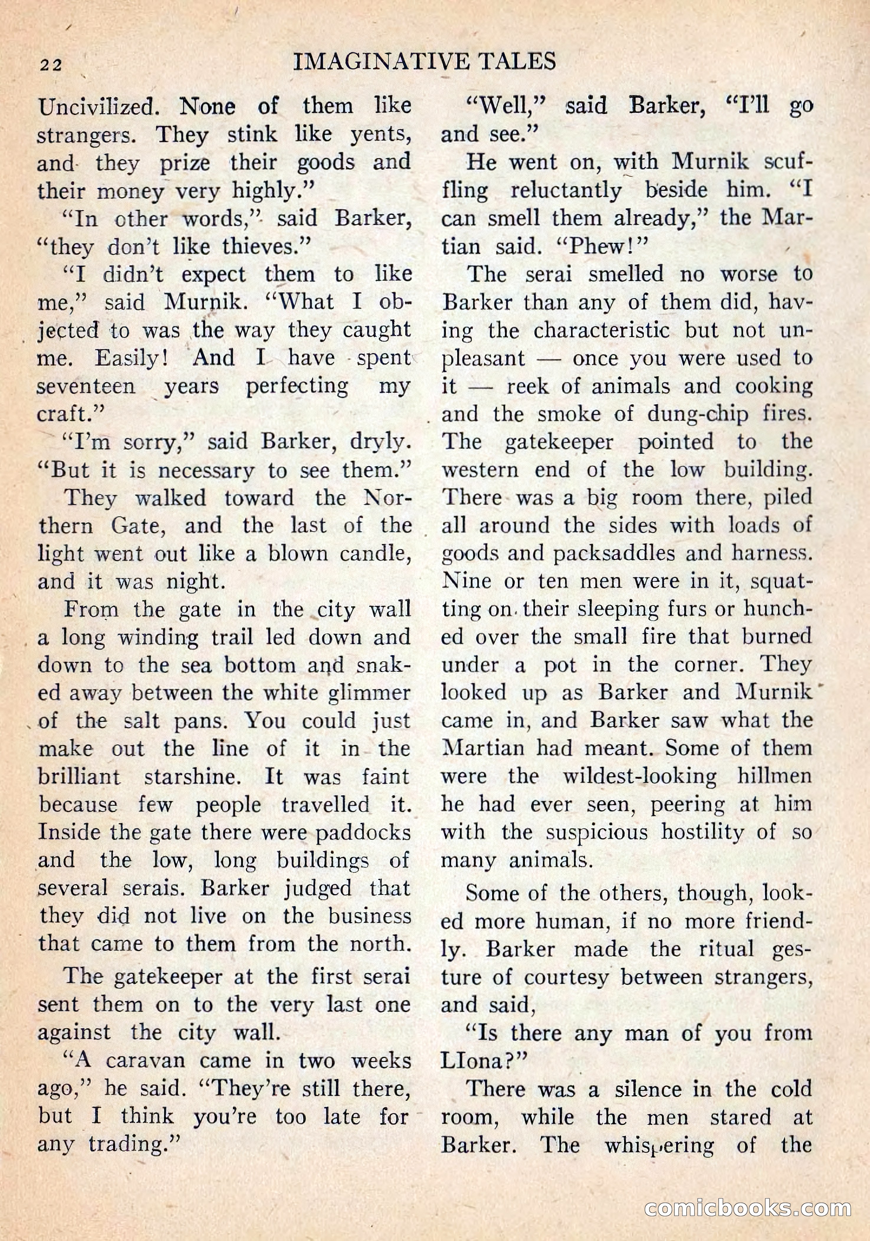 Imaginative Tales, July 1957 — page 23 of 132