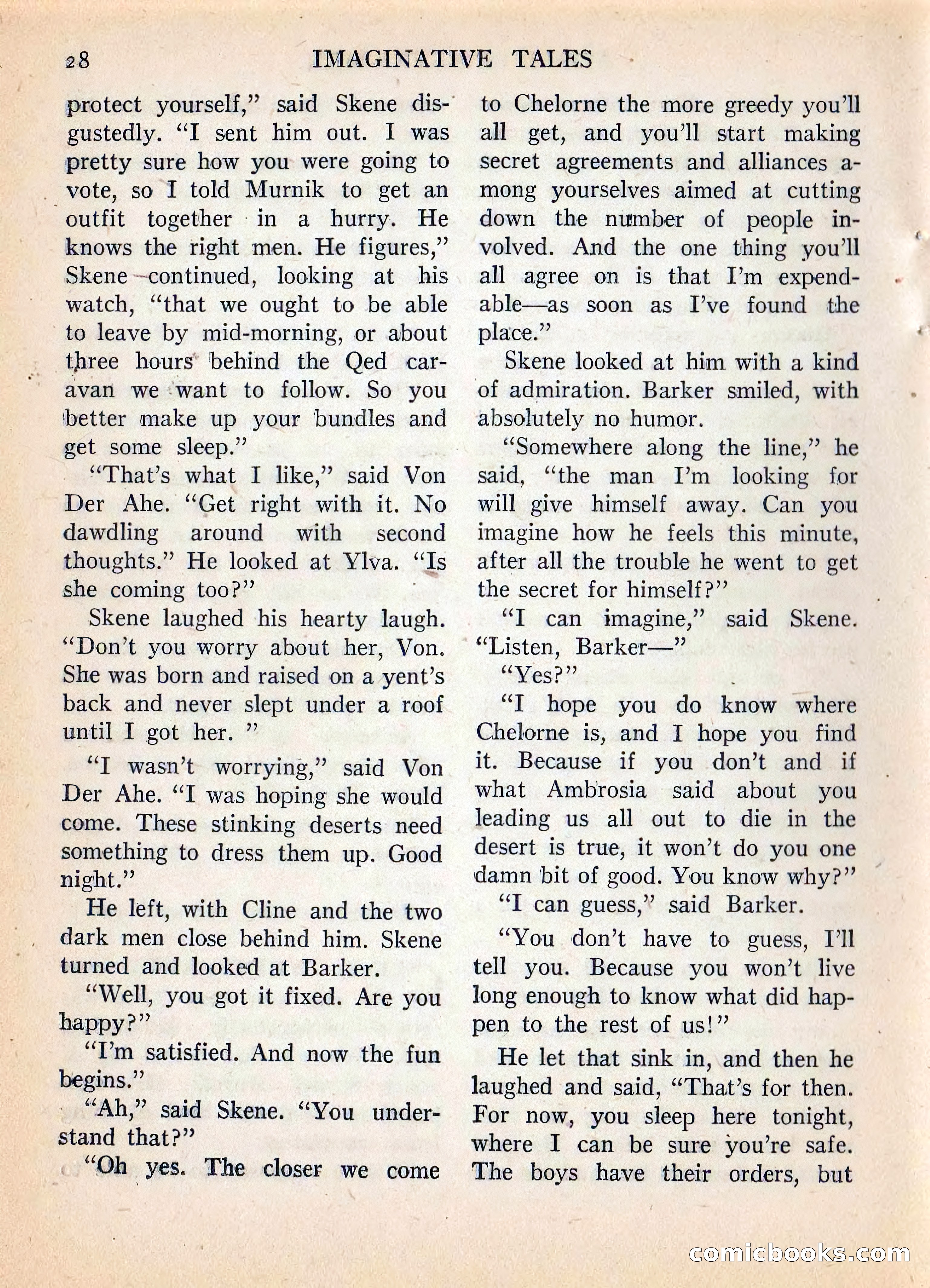 Imaginative Tales, July 1957 — page 29 of 132