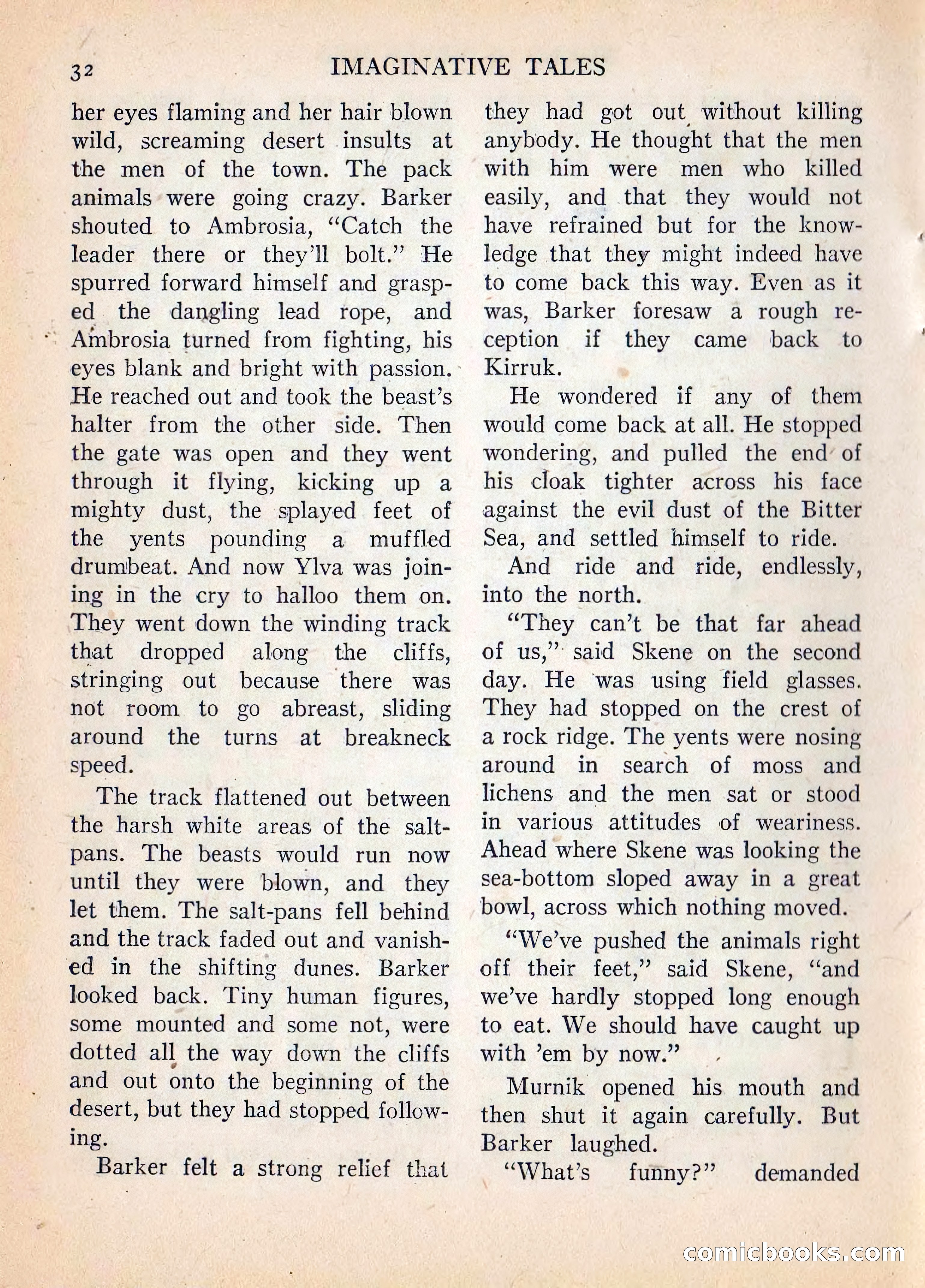 Imaginative Tales, July 1957 — page 33 of 132