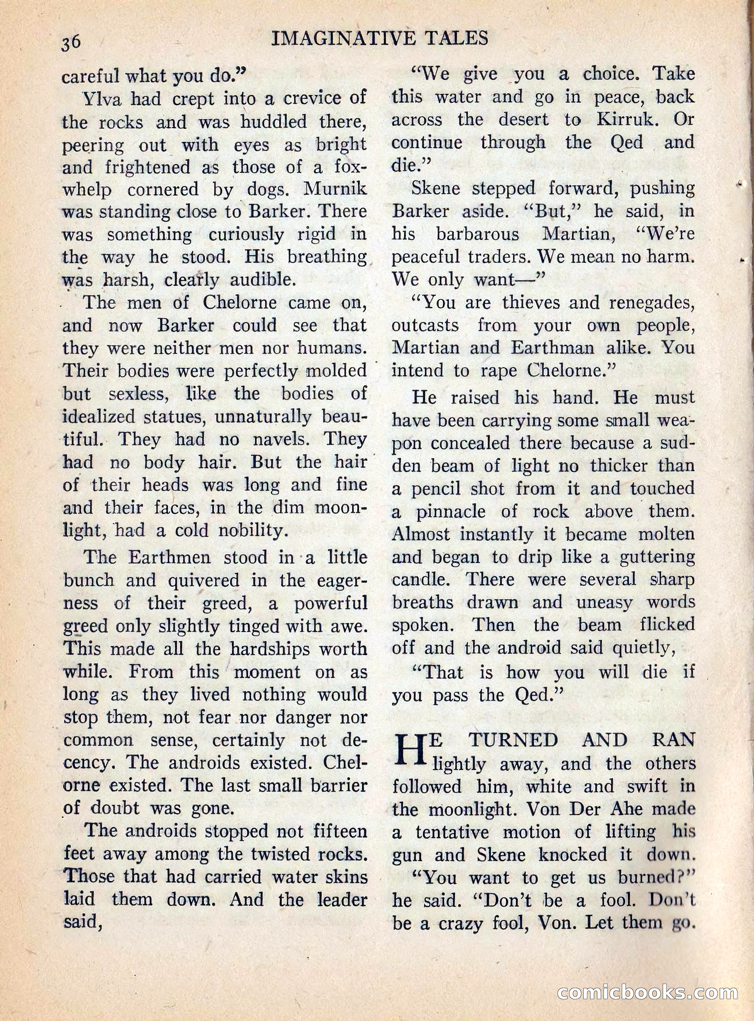 Imaginative Tales, July 1957 — page 37 of 132
