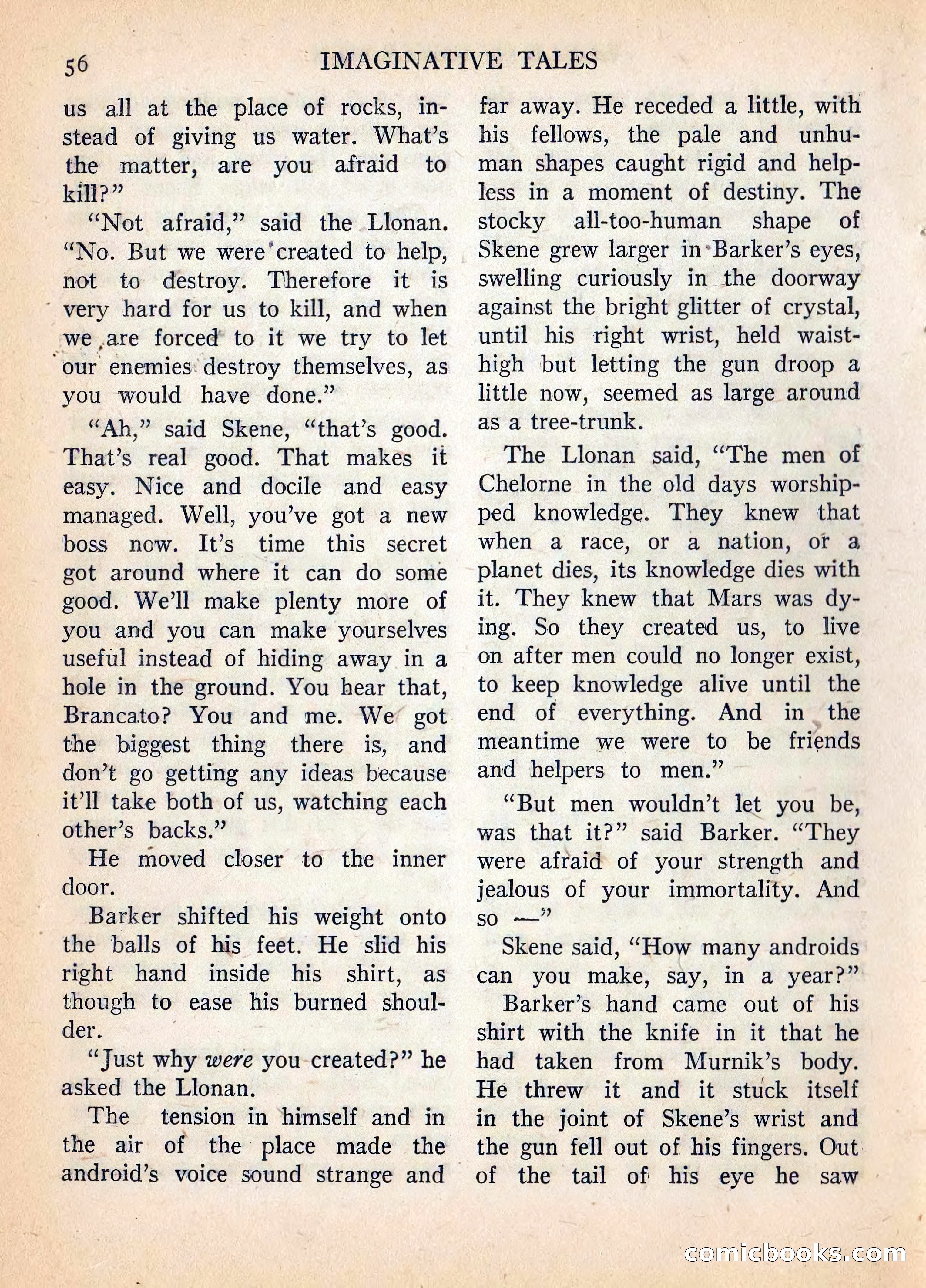 Imaginative Tales, July 1957 — page 57 of 132